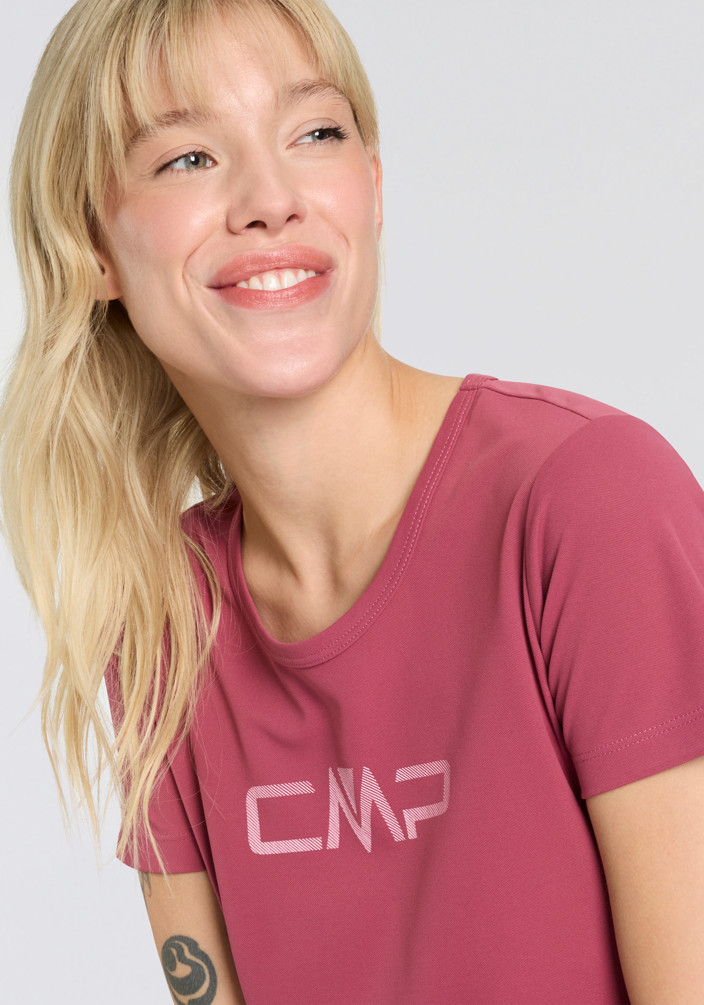 CMP Funktionsshirt »WOMAN CO T-SHIRT« 1 Stk. tlg. Schnell trocknend & Atmungsaktiv