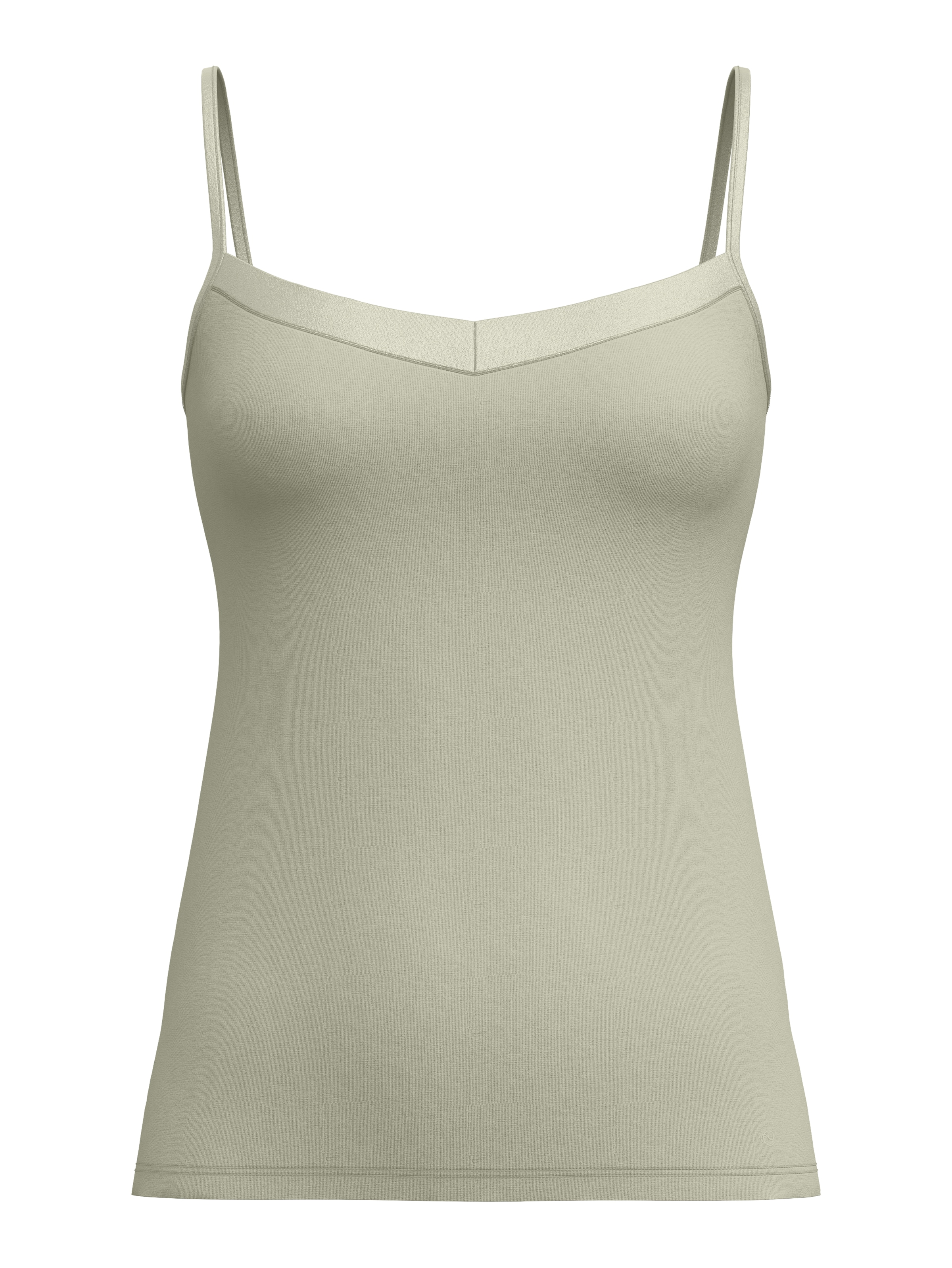 CALIDA Top à bretelles spaghetti »Cate« insertion satin, qualité jersey simple, élastique, doux, féminin