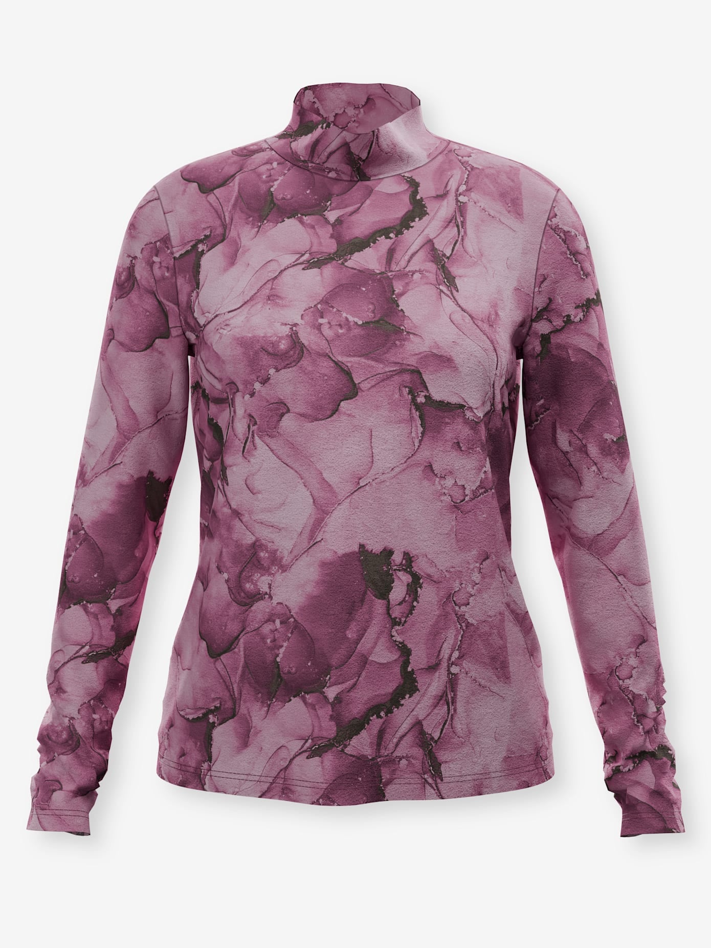 creation L T-shirt à col montant »Druck-Shirt« 1