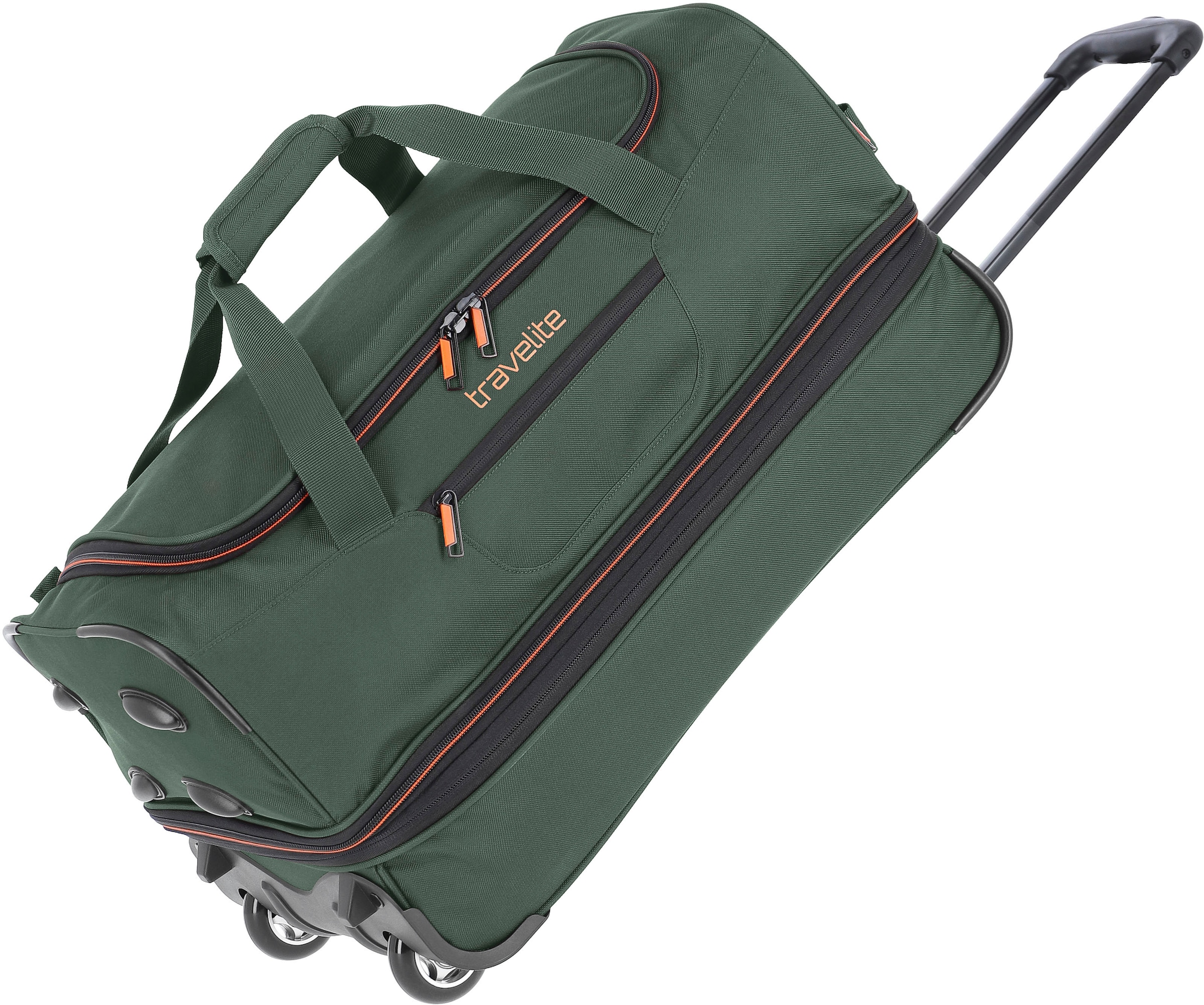 travelite Reisetasche »BASICS, verschiedene Grössen und Farben« Duffle Bag Reisegepäck Sporttasche Reisebag mit Trolleyfunktion