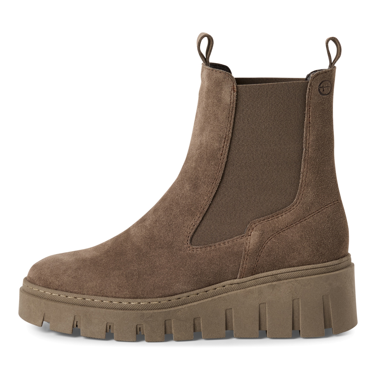 Tamaris Bottines chelsea  en viscose, coupe ample, jambe large, style décontracté