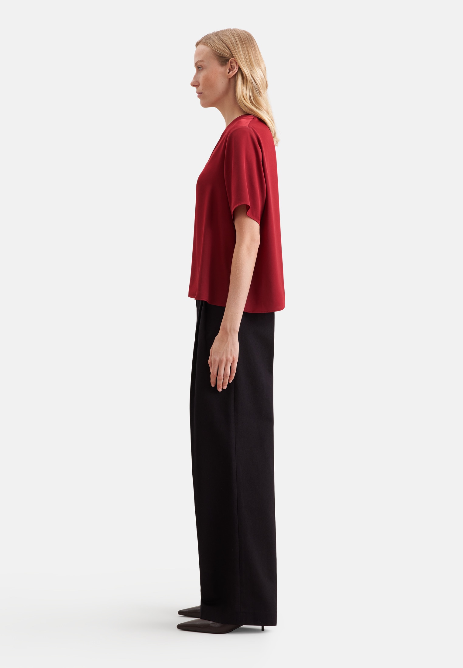 seidensticker Blouse classique tunique unie