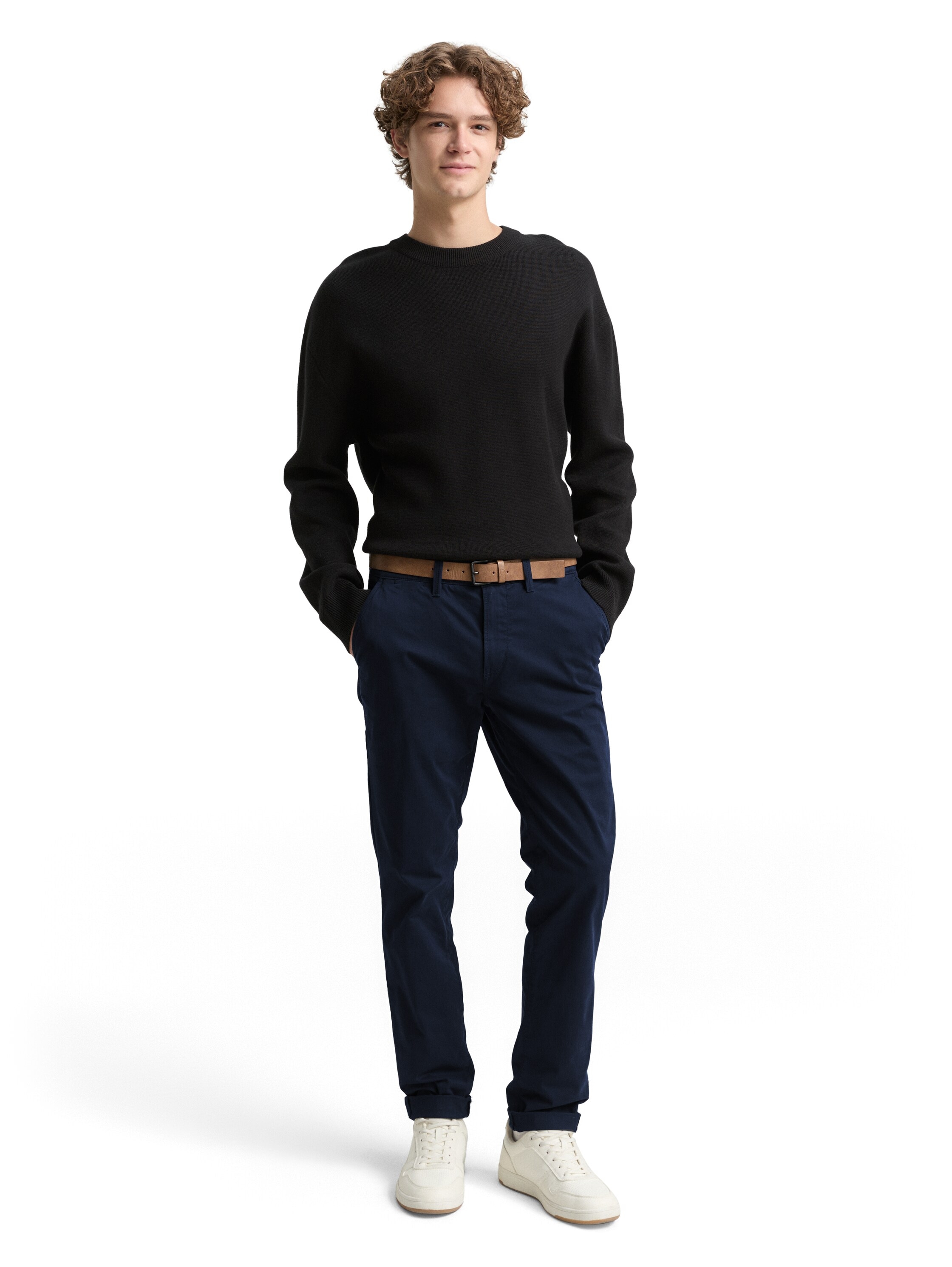 TOM TAILOR Denim Chinohose  leicht vorgewaschen