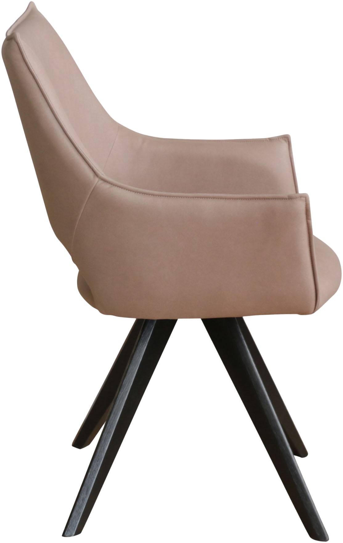 GOODproduct Chaise avec accoudoirs »Odin« () Moderner Polsterstuhl mit Stoffbezug