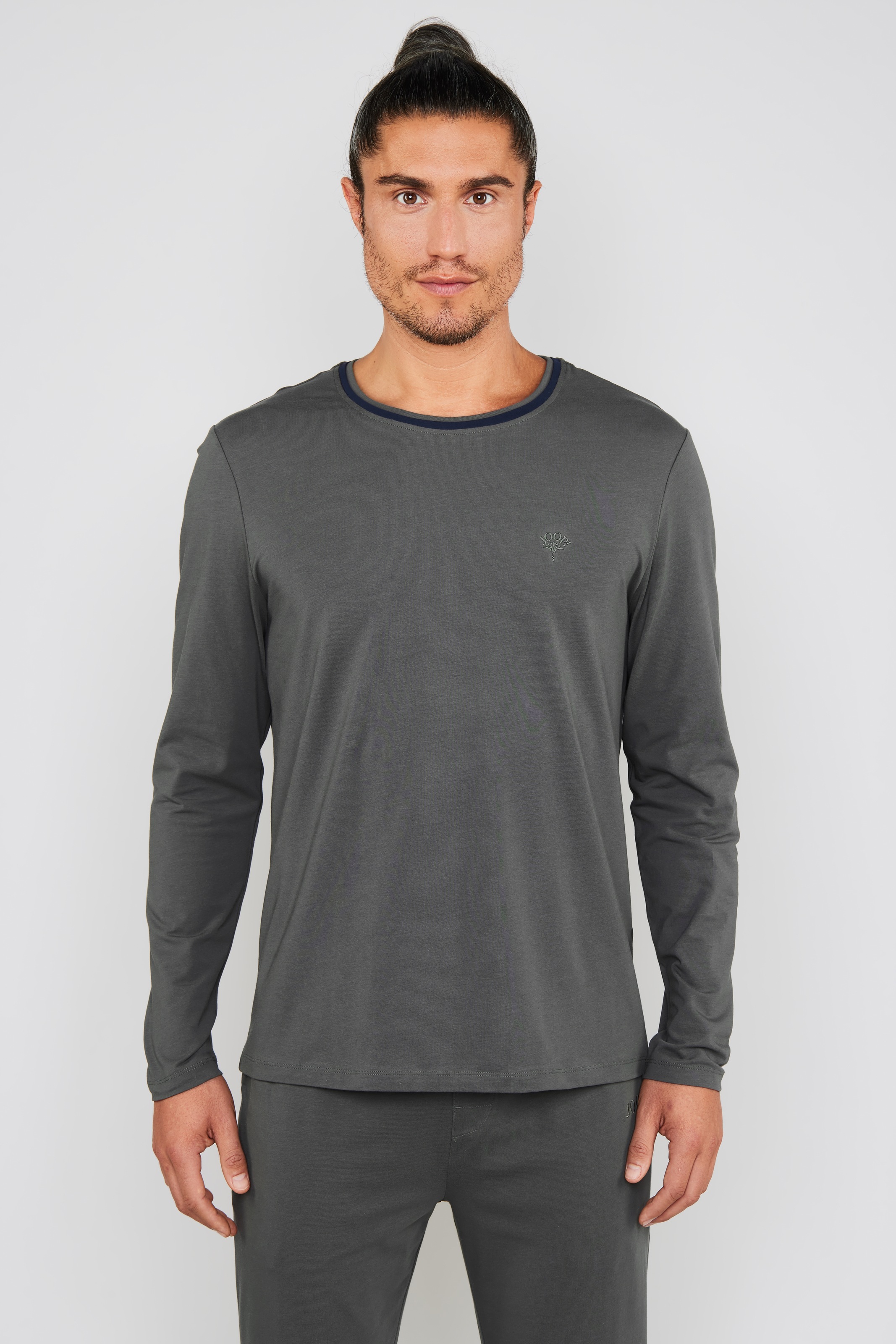 JOOP! Pyjama »Core« Set, 2 tlg. mit Rundhalsausschnitt, Langarm, Cotton-Mix