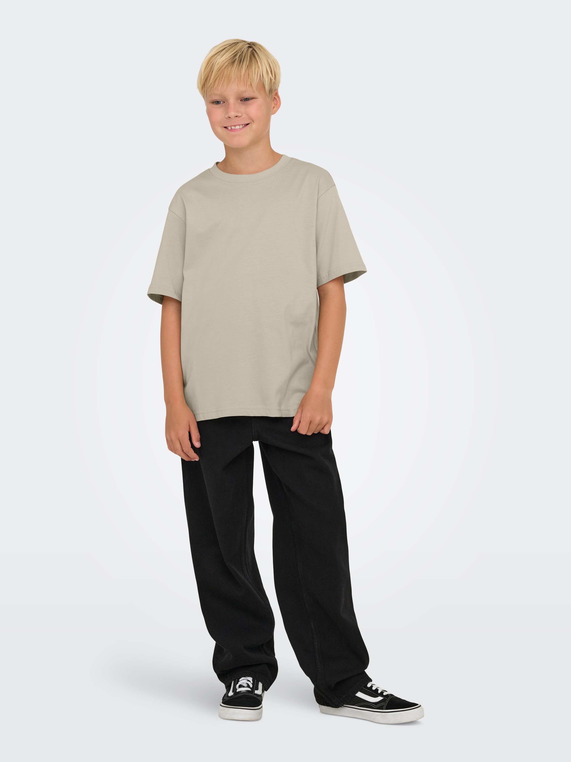 ONLY & SONS junior Shirt à col rond »OSJFRED LIFE RLX SS TEE JRS NOOS« coton, coupe décontractée