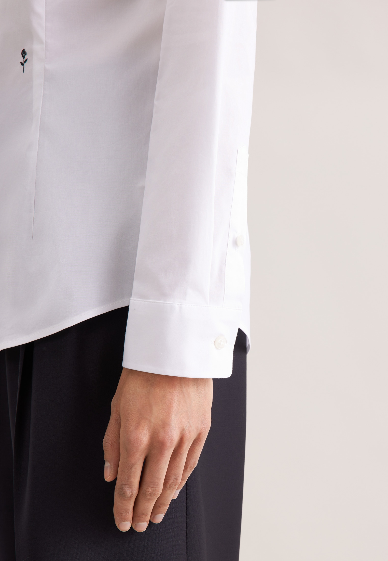 seidensticker Hemdbluse , 1/1 Kragen Uni
