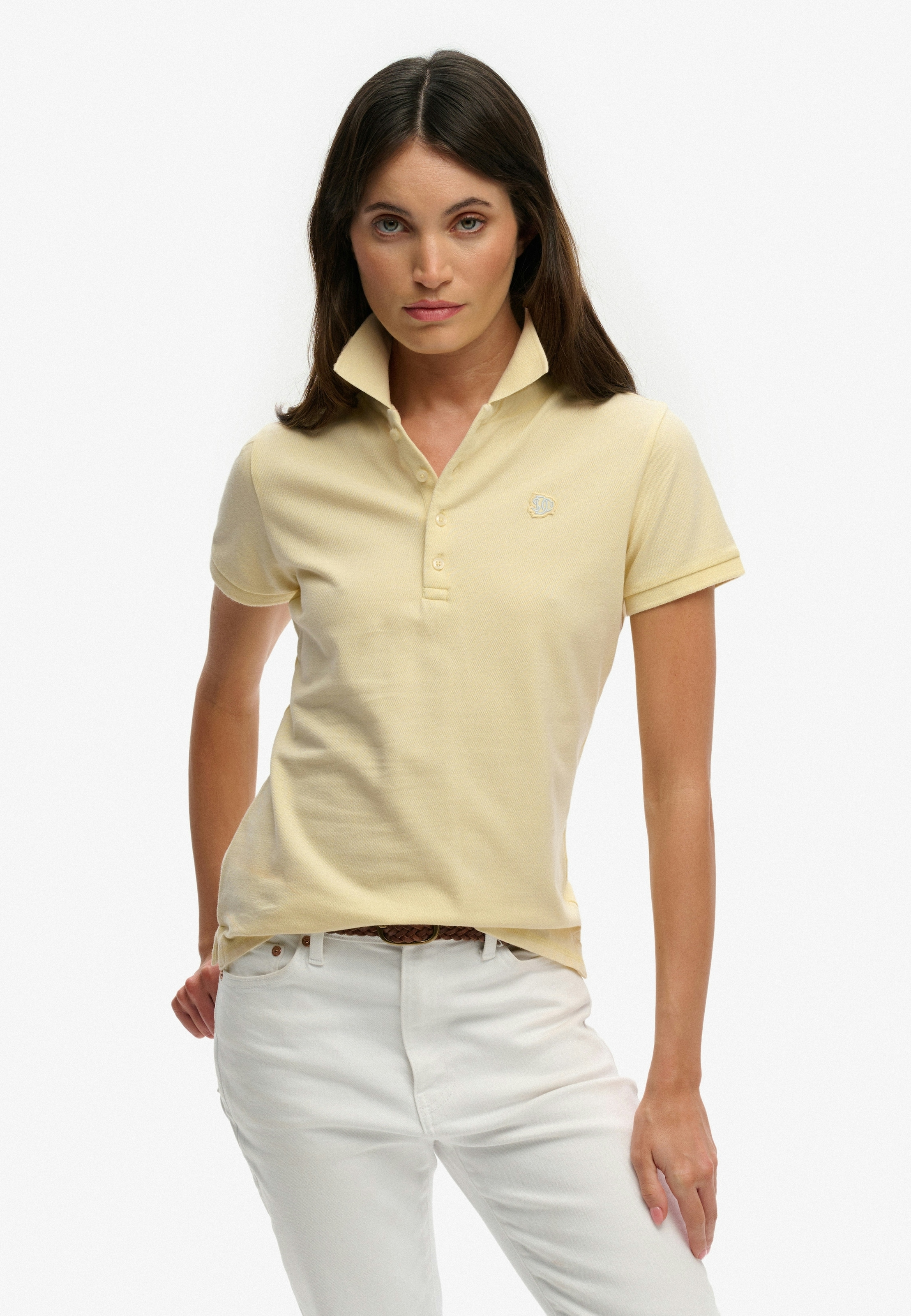 Superdry Polo »HERITAGE SLIM FIT POLO« avec col polo classique, en mélange de coton, en jersey simple