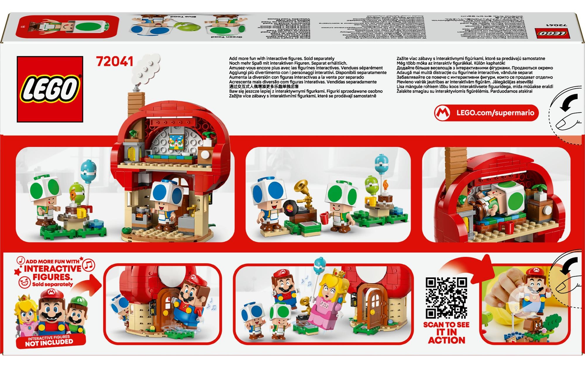 LEGO® Spielbausteine »LEGO® Super Mario Party beim Toad-Haus 72041«