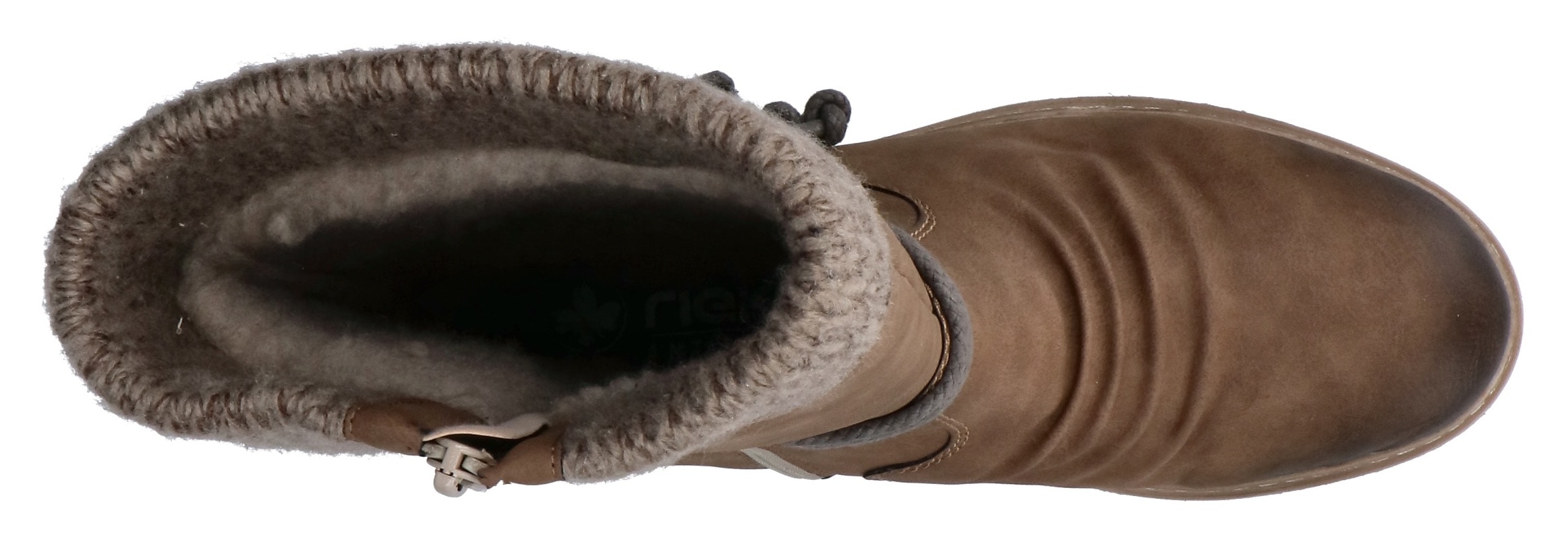 Rieker Bottes d'hiver  bottes d’hiver, talon bloc, membrane TEX, bord tricoté