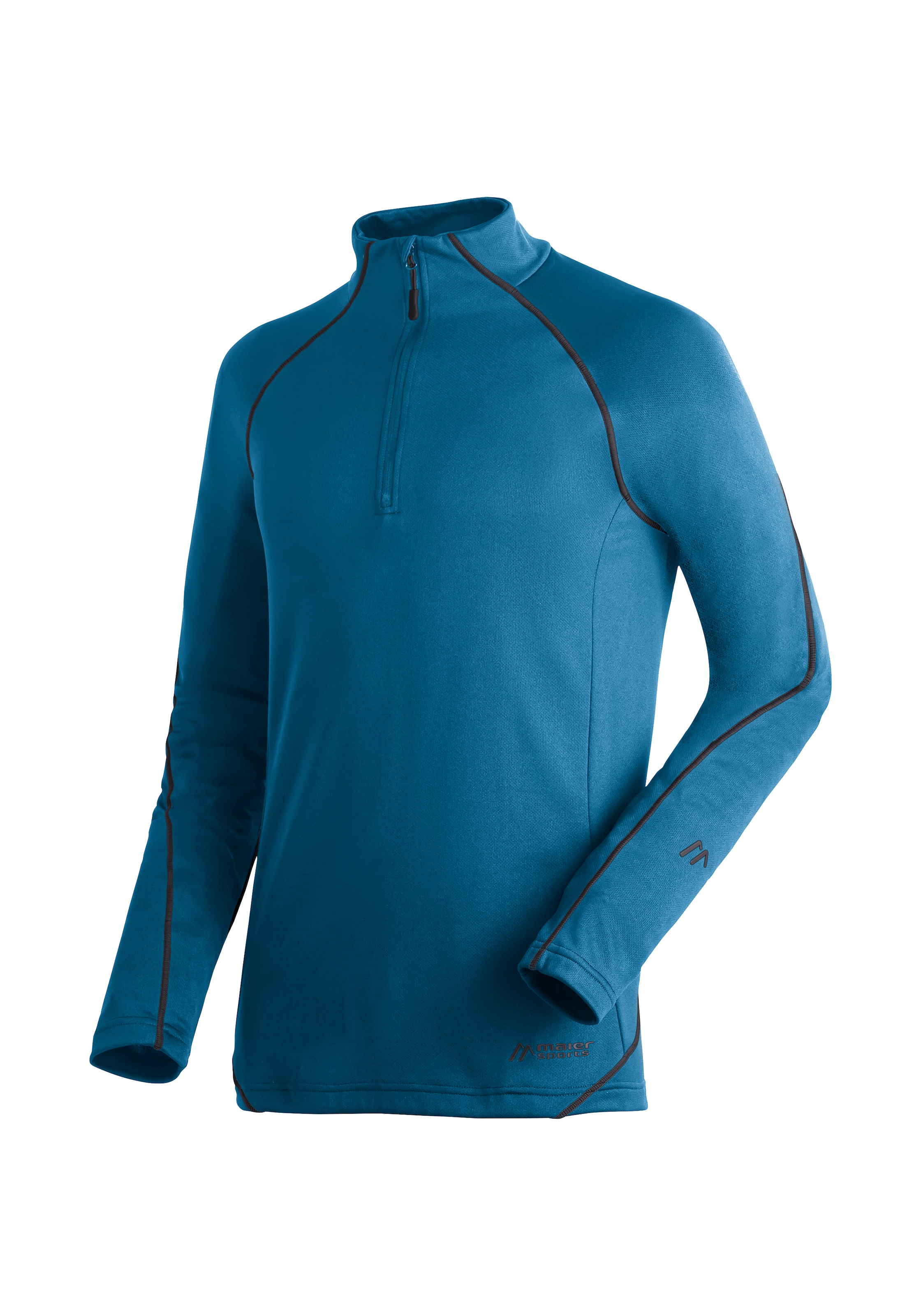 Maier Sports T-shirt fonctionnel »Roger« funktionaler Herren Midlayer für Outdoor Touren und Ausflüge