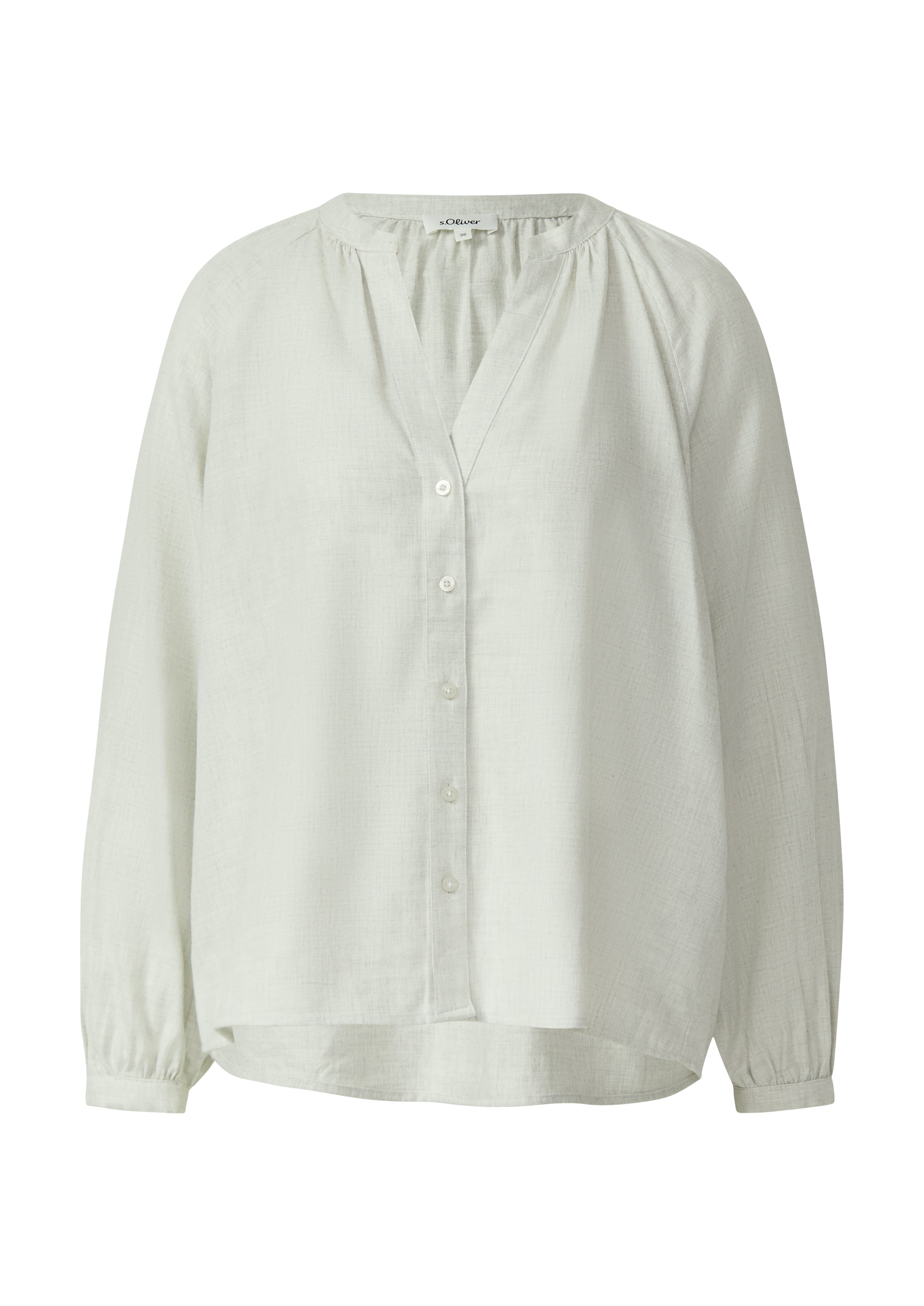 s.Oliver Blouse à manches longues mit Knopfleiste