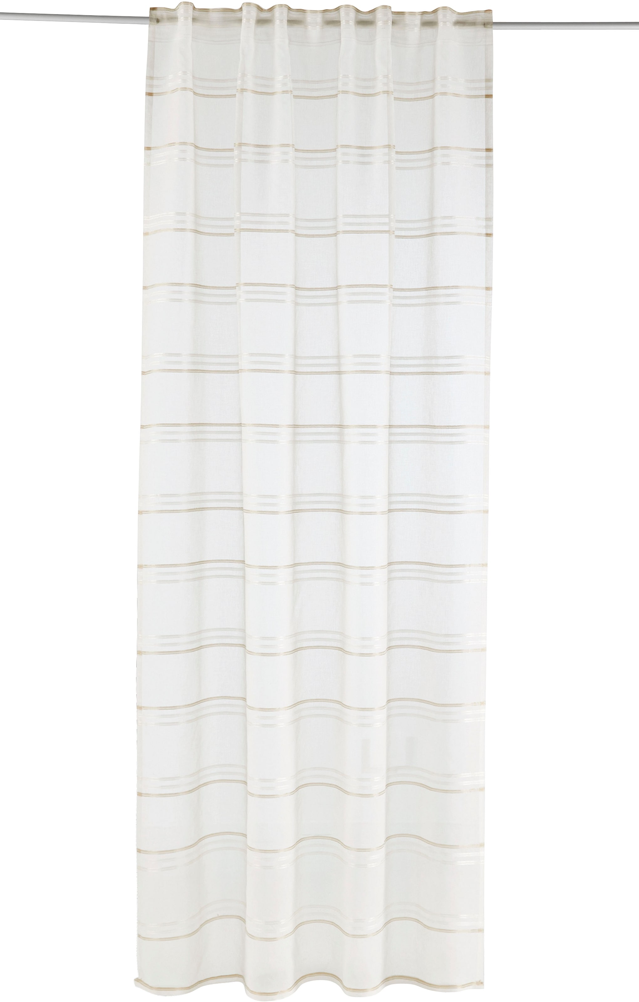 GOODproduct Rideau »Sirii« Bande multifonctionnelle 1 cuis tlg. Halbtransparent, angenehme Haptik, mit Querstreifen, modern