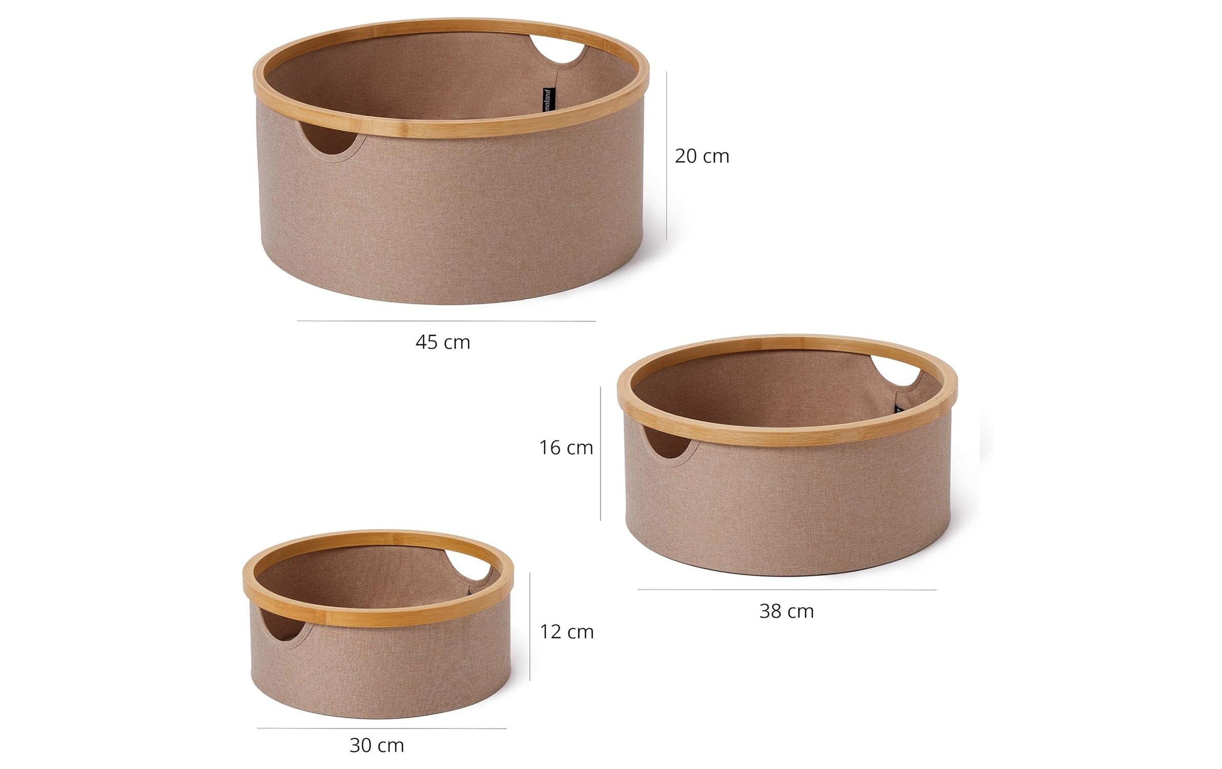 Lumaland Boîte de rangement »rund 3 Stück«