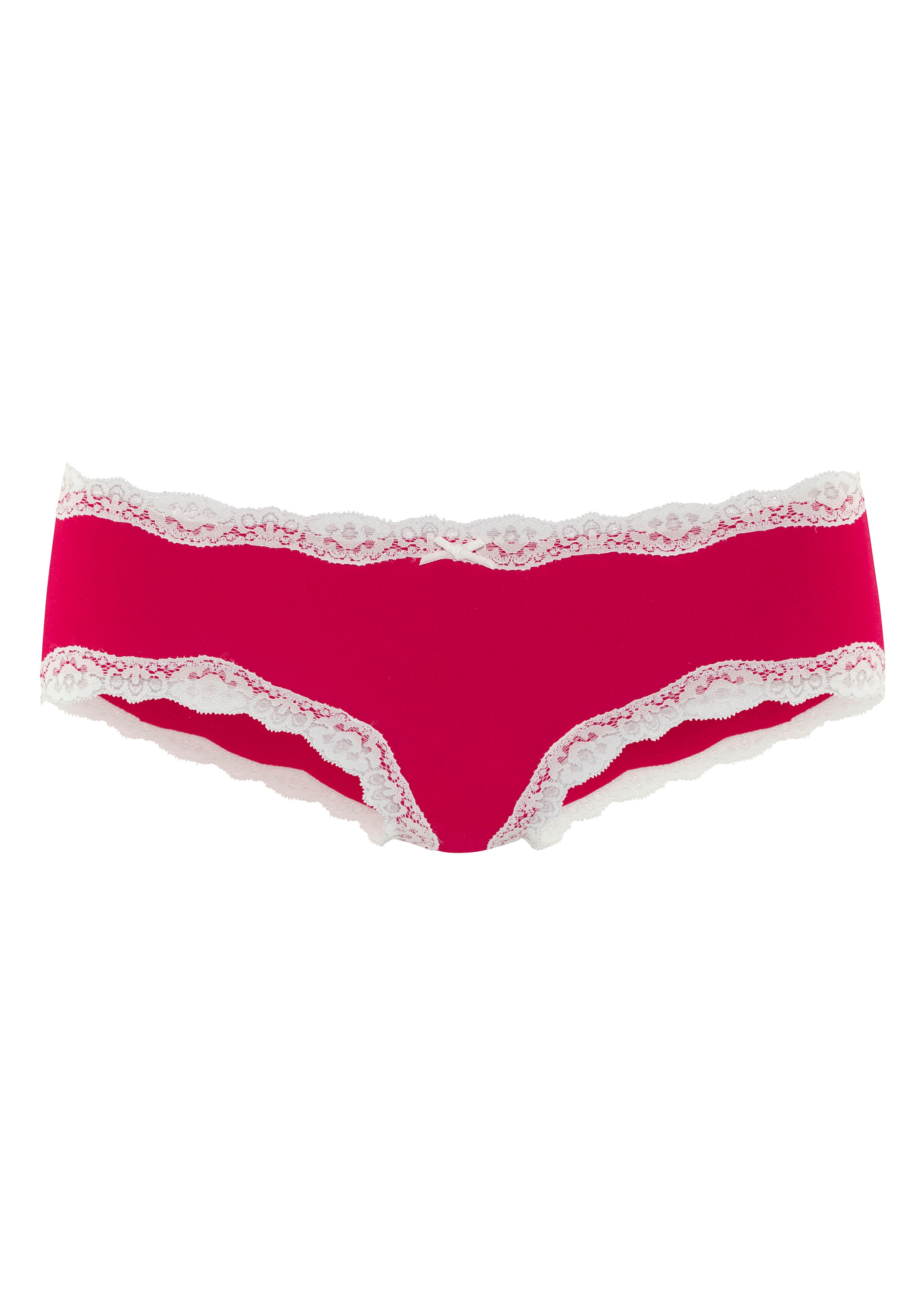 LASCANA Hipster Paquet, 2 cuis avec dentelle florale