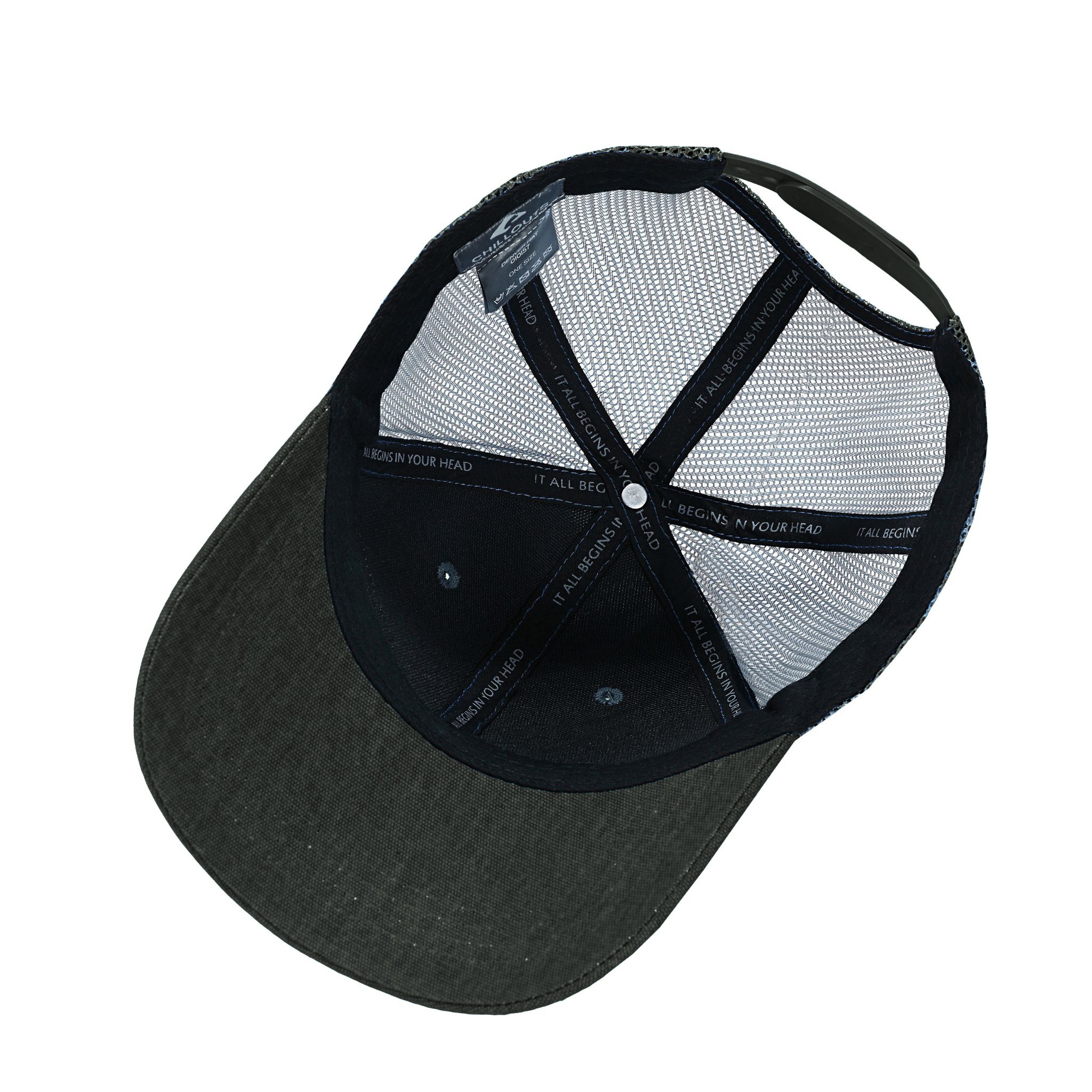 chillouts Casquette de baseball »Denver Hat« mit luftdurchlässigem Netzrücken & stylischem Logo-Patch