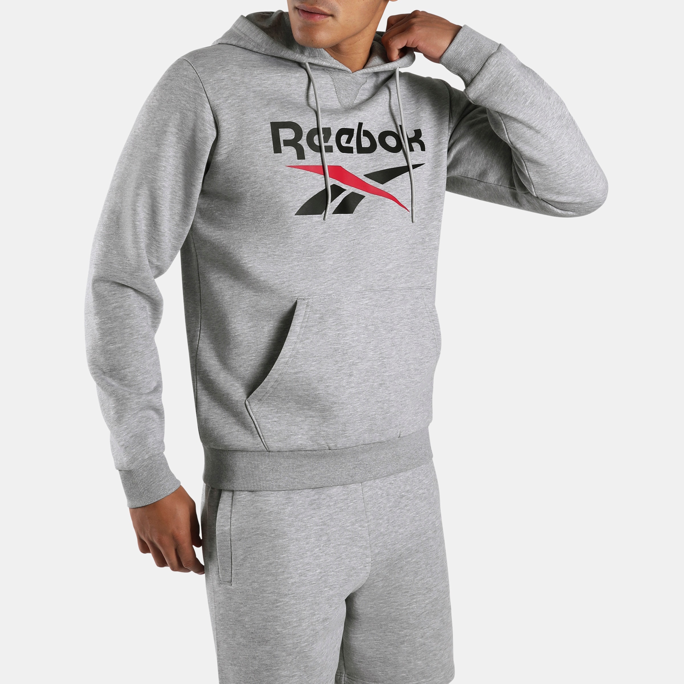 Reebok Kapuzensweatshirt »TRENT 2 COL LOGO HOODY«, mit verstellbarer Kapuze, aus Baumwolle und Polyester

