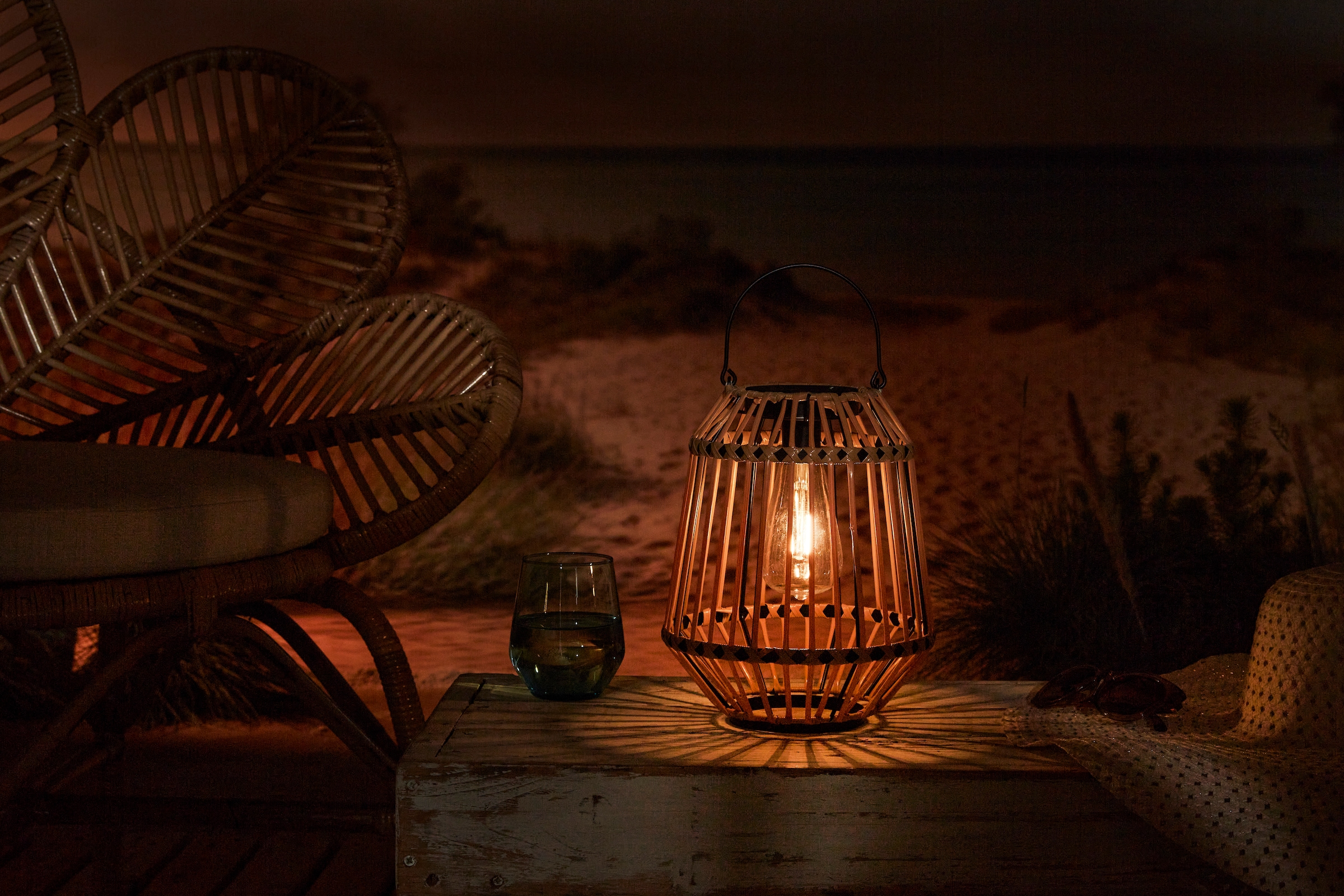 LUXFORM Aussen-Tischleuchte »Solar-Tischlampe - Ibiza - LED - 15 Lumen« LED-Modul 1 Stk. Solarbetrieben