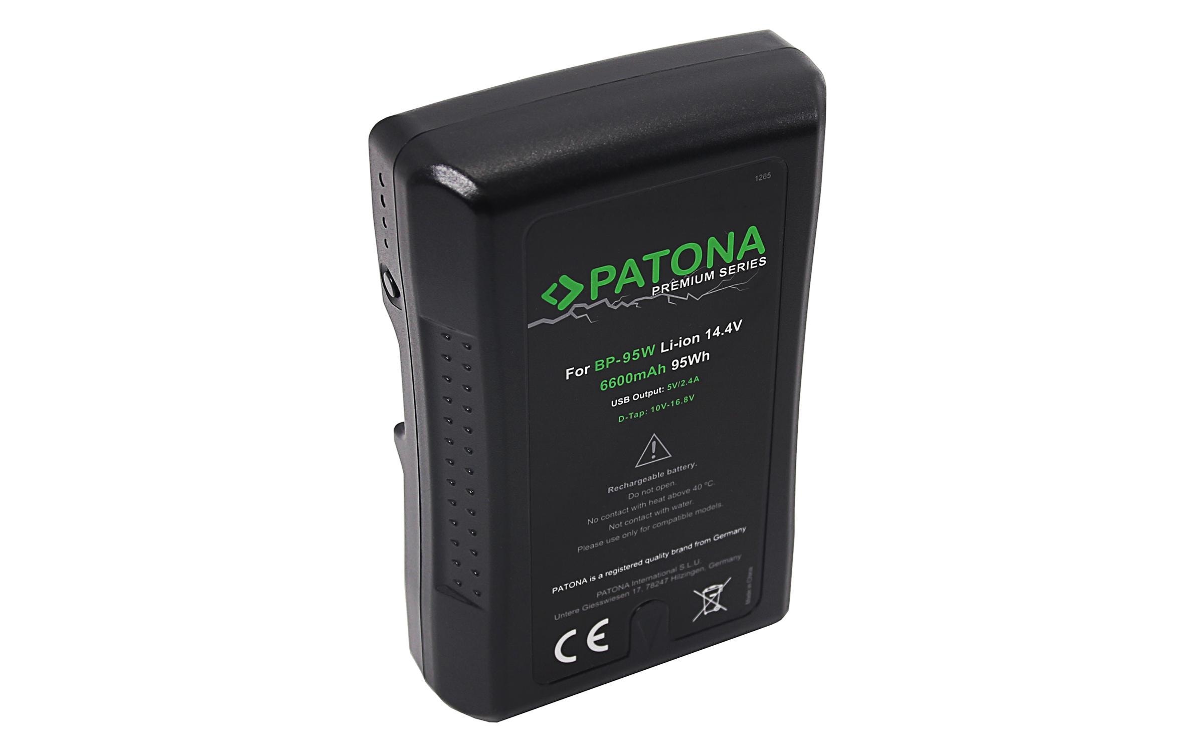   Batterie rechargeable »Patona Premium V-Mount 95 Wh« 6.600 mAh