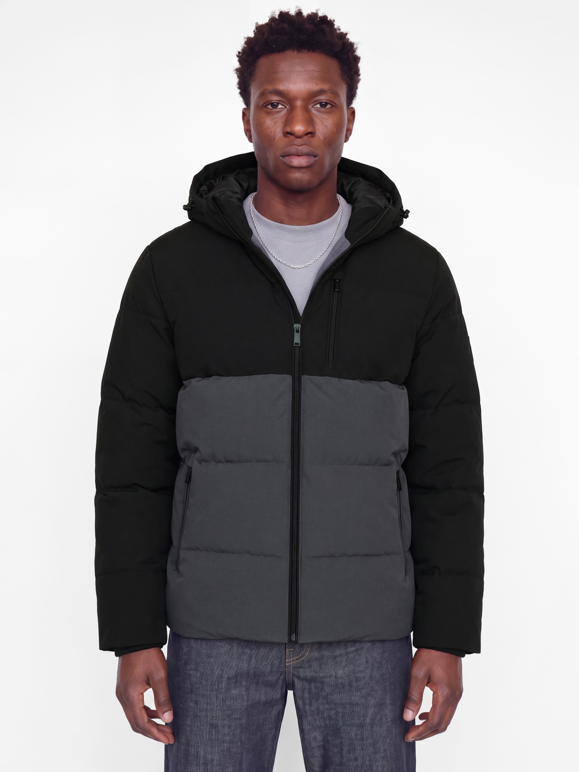 Jack & Jones Steppjacke »JJEBECKS PUFFER SN« mit Kapuze Kunstfaser, regular fit