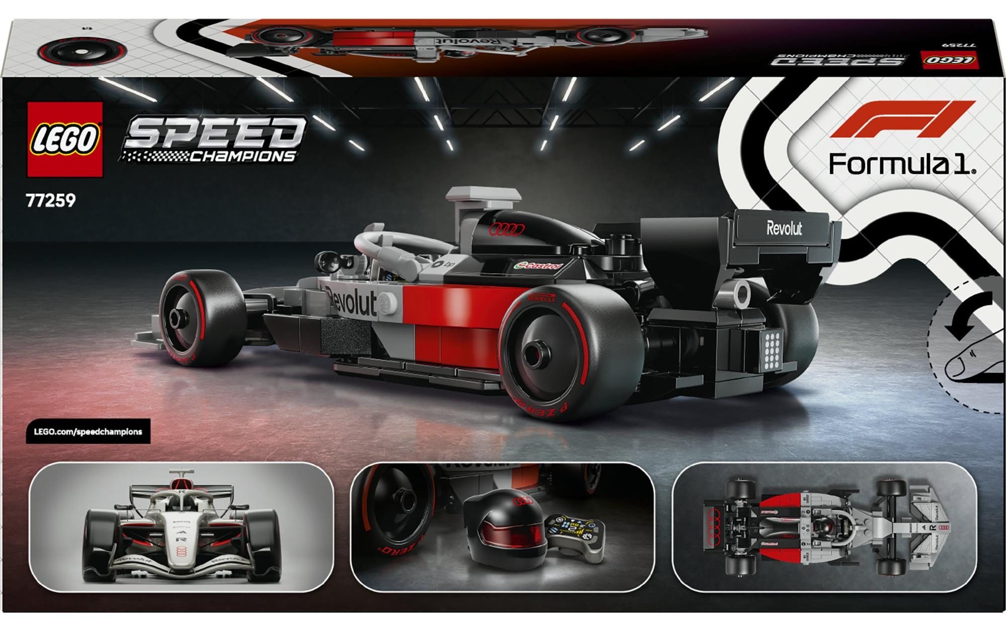 LEGO® Pions de construction »Audi Revolut F1 Team R26 Rennwagen (77259), LEGO Speed Champions«
