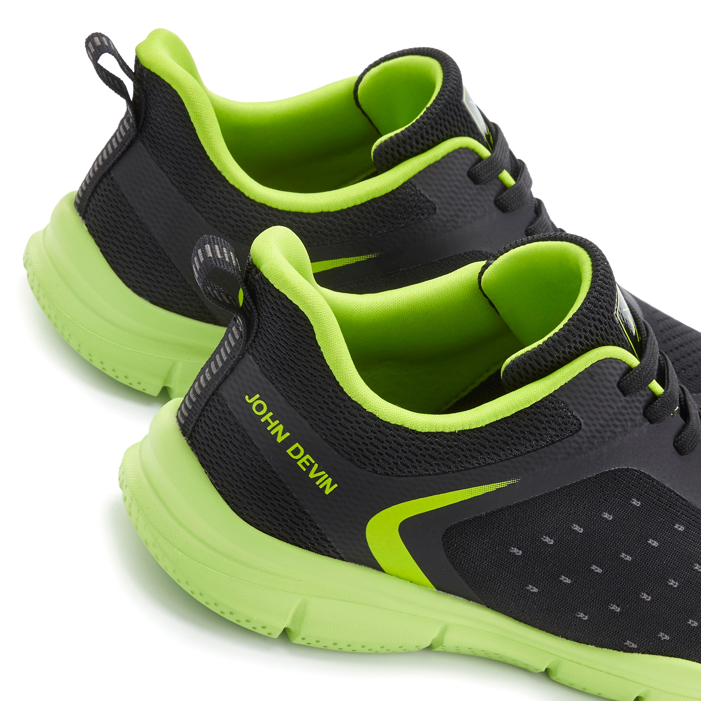 John Devin Sneakers »Schnürschuh, Freizeitschuhe, Schnürhalbschuhe, Halbschuh, Turnschuh«  im sportiven Look mit farbiger und flexibler Sohle VEGAN