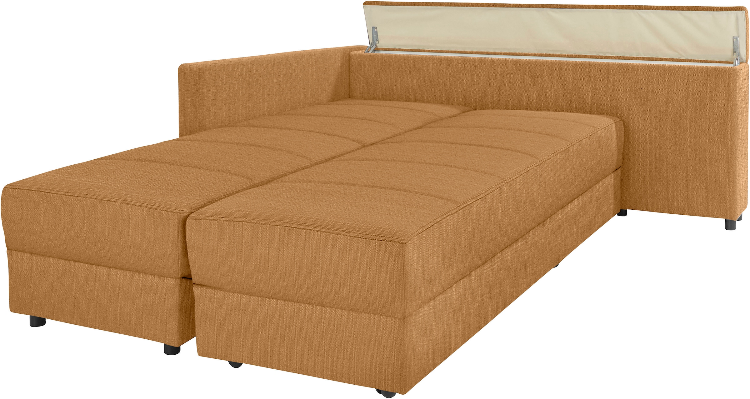 LOOKS by Wolfgang Joop Canapé d'angle »LooksIII L-Form« durch Drehfunktion zum Bett wandelbar, inklusive Staufach