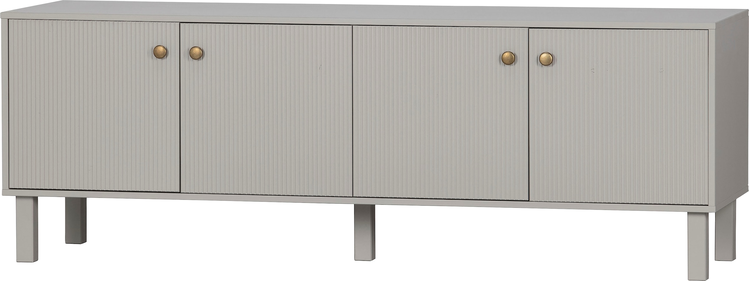 WOOOD Lowboard »Madu TV-Kommode« mit 4 Einlegeböden, H 56 cm x B 160 cm