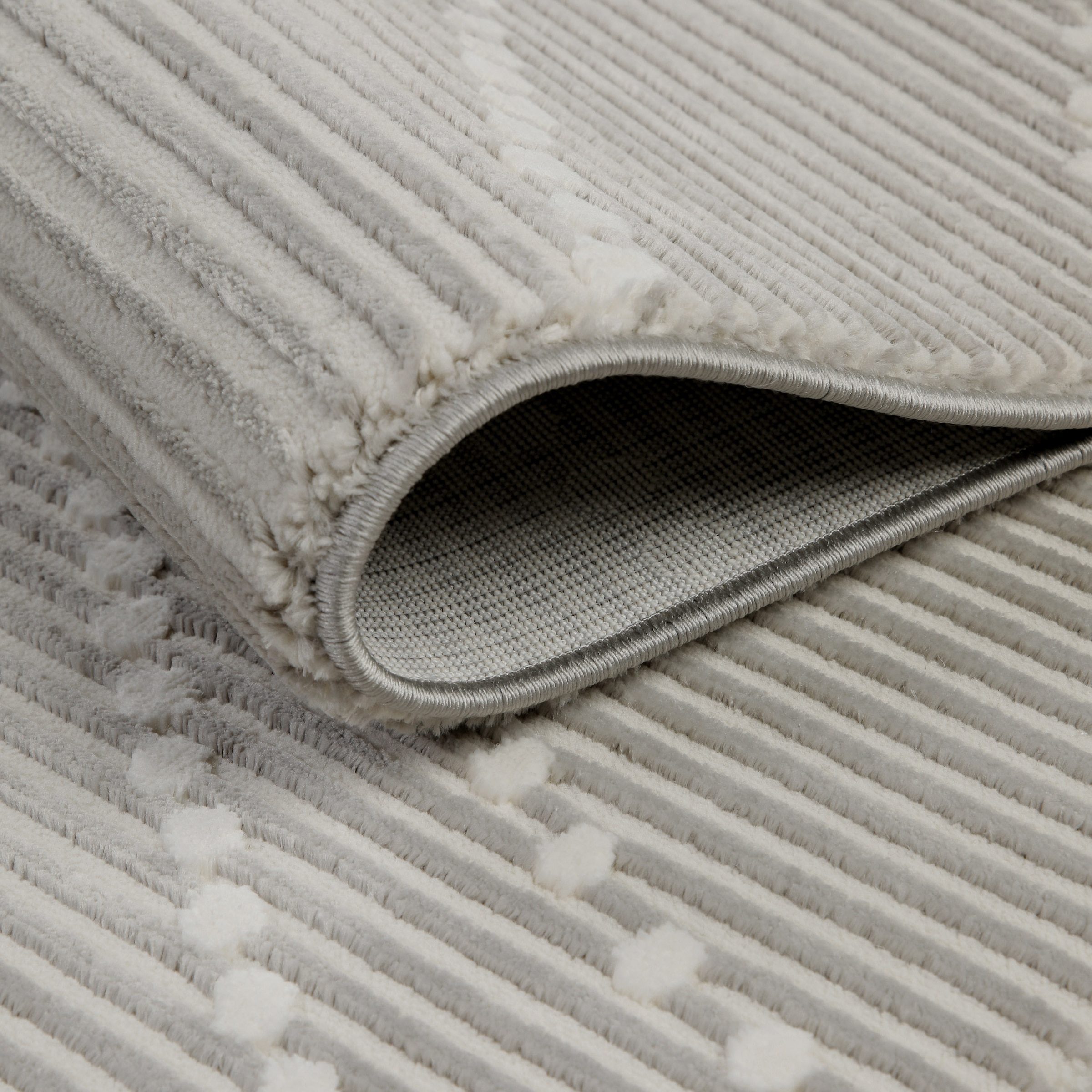 GOODproduct Teppich »Adlee« rechteckig 12 mm Höhe Kurzflorteppich, gewebt, geometrisch, Wohnzimmer, modern, Punkte