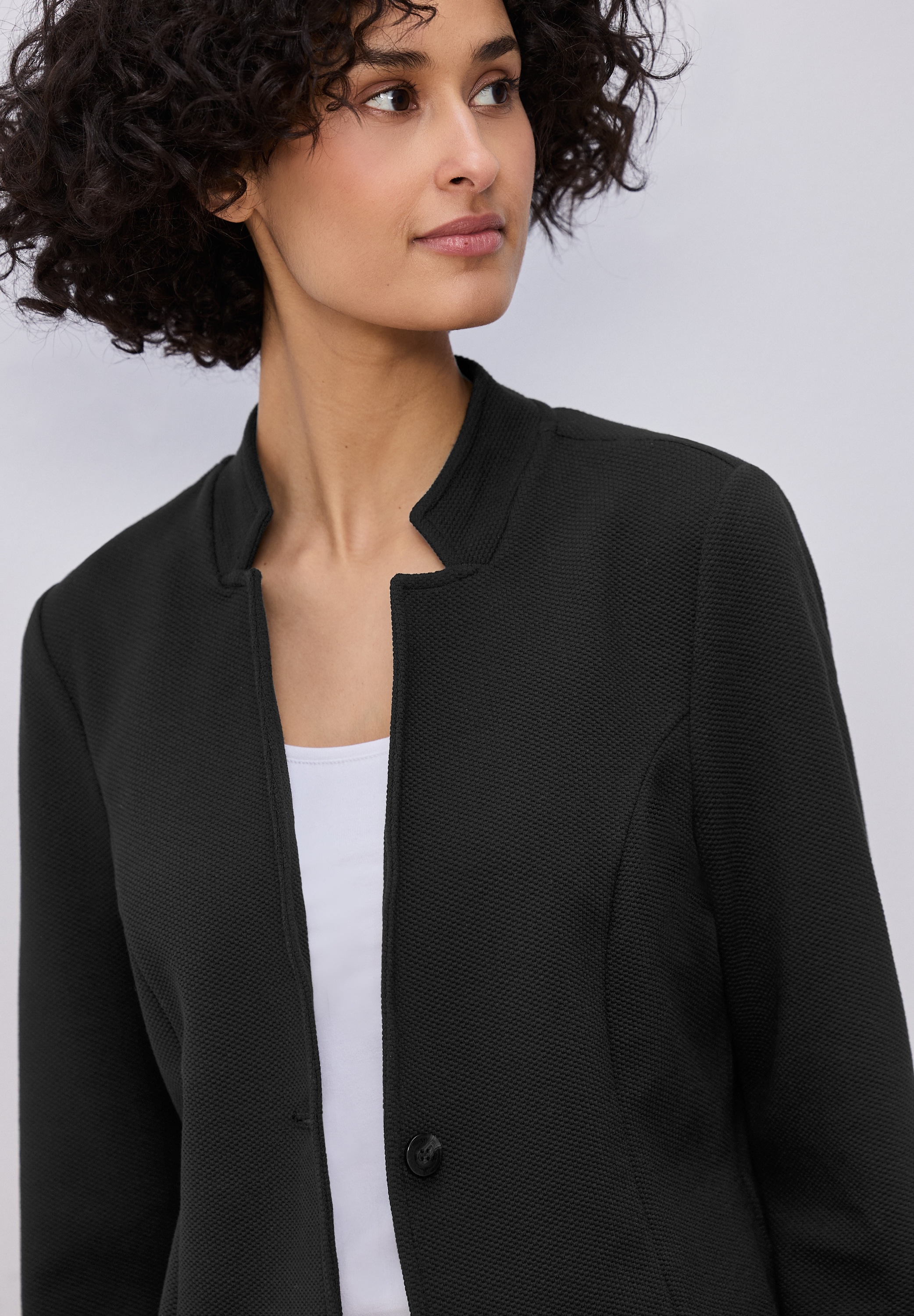 STREET ONE Blazer en jersey avec structure