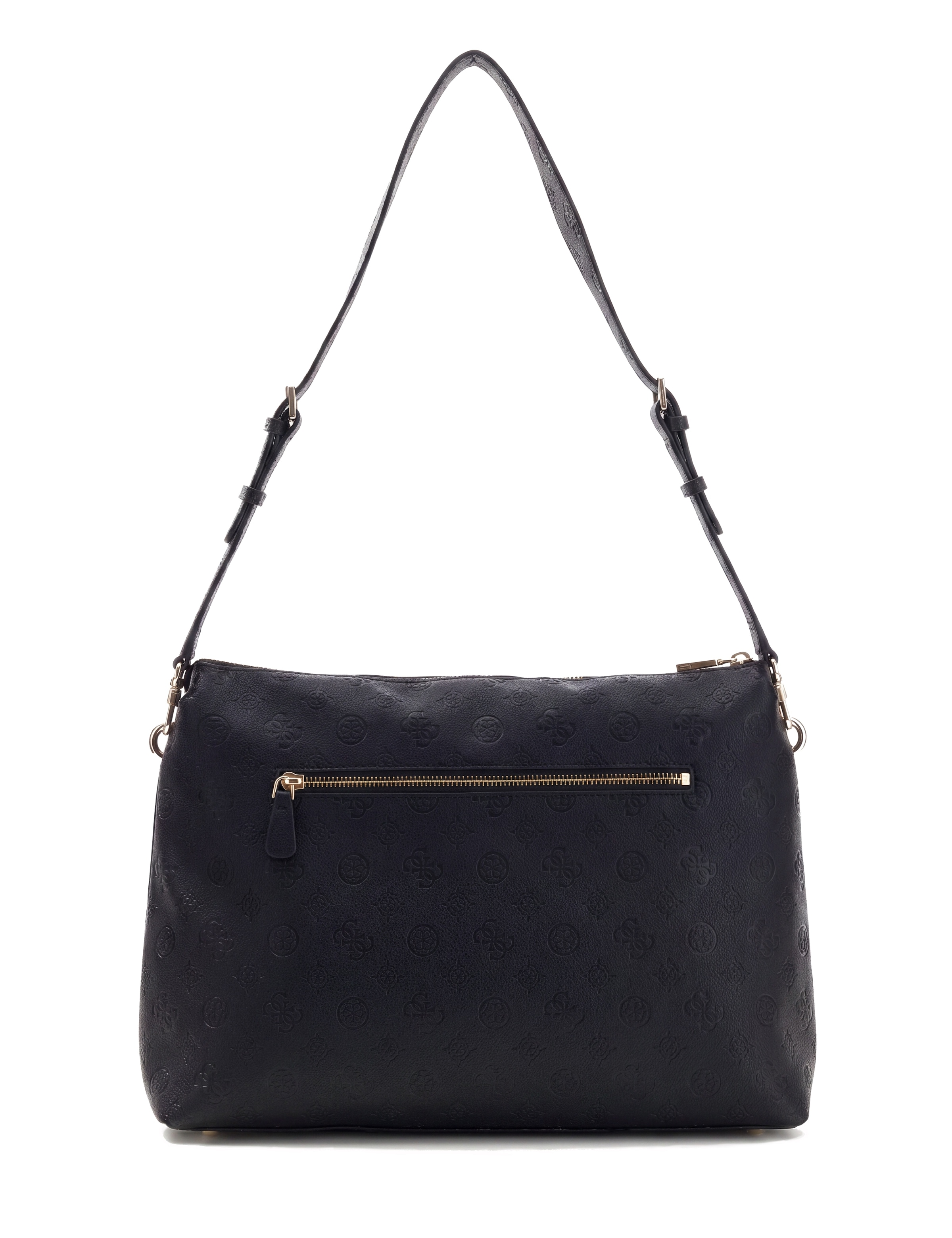 Guess Hobo »BLAKE HOBO« Damen Handtasche, Schultertasche mit edlem Logoemblem
