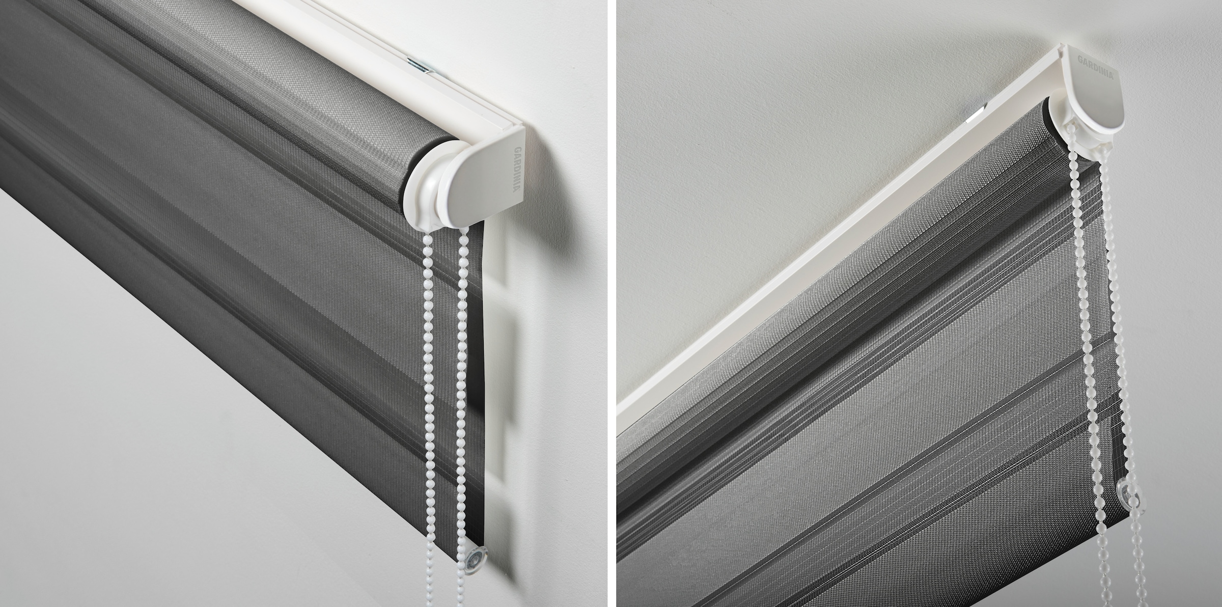 GARDINIA Store double »EASYFIX Doppelrollo mit Montageschiene« blickdicht ohne Bohren Schraubmontage möglich