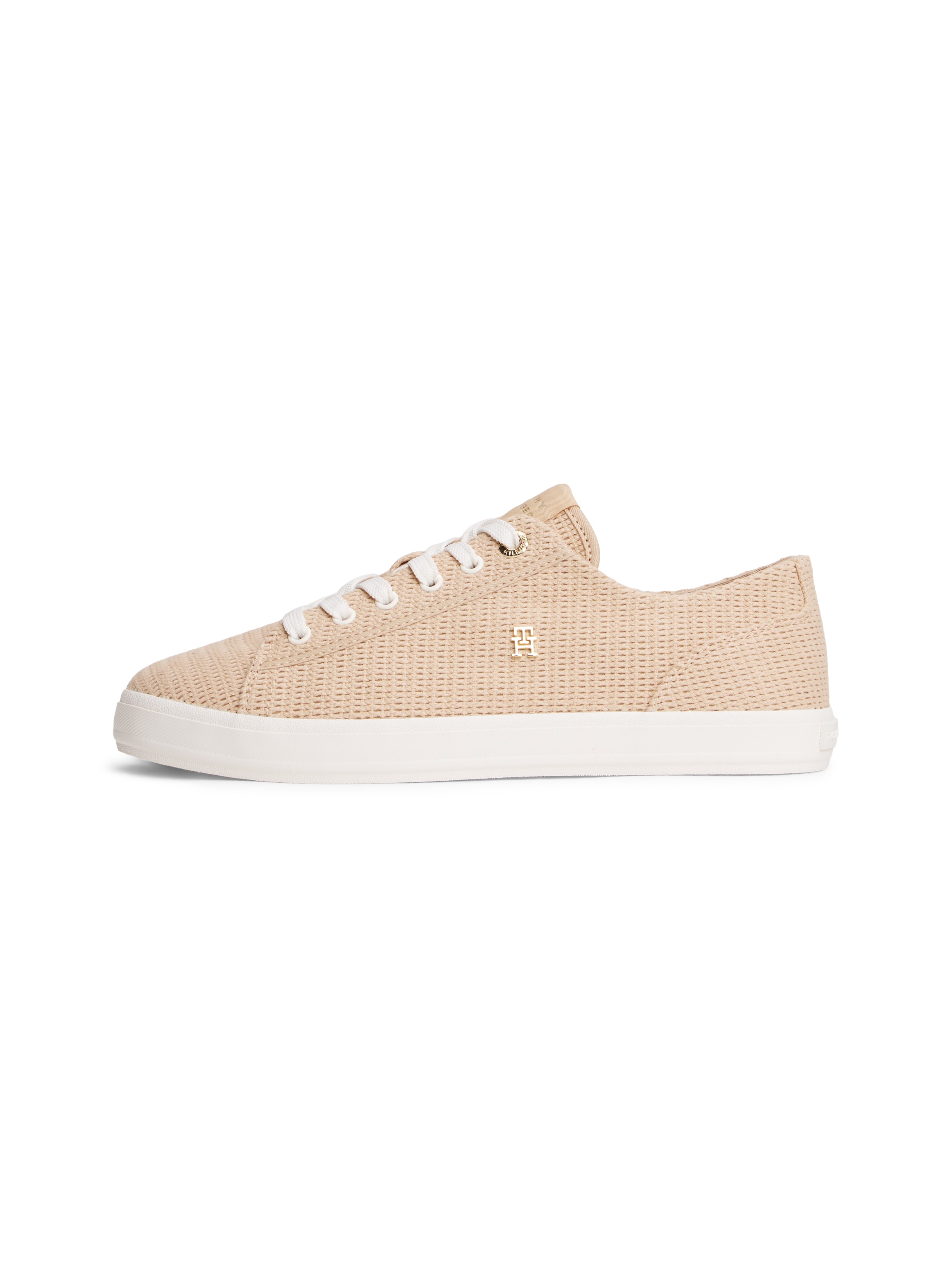 Tommy Hilfiger Plateausneaker »TH CHIC FOXING SNEAKER«  Freizeitschuh, Schnürer, Halbschuh mit Logo-Emblem