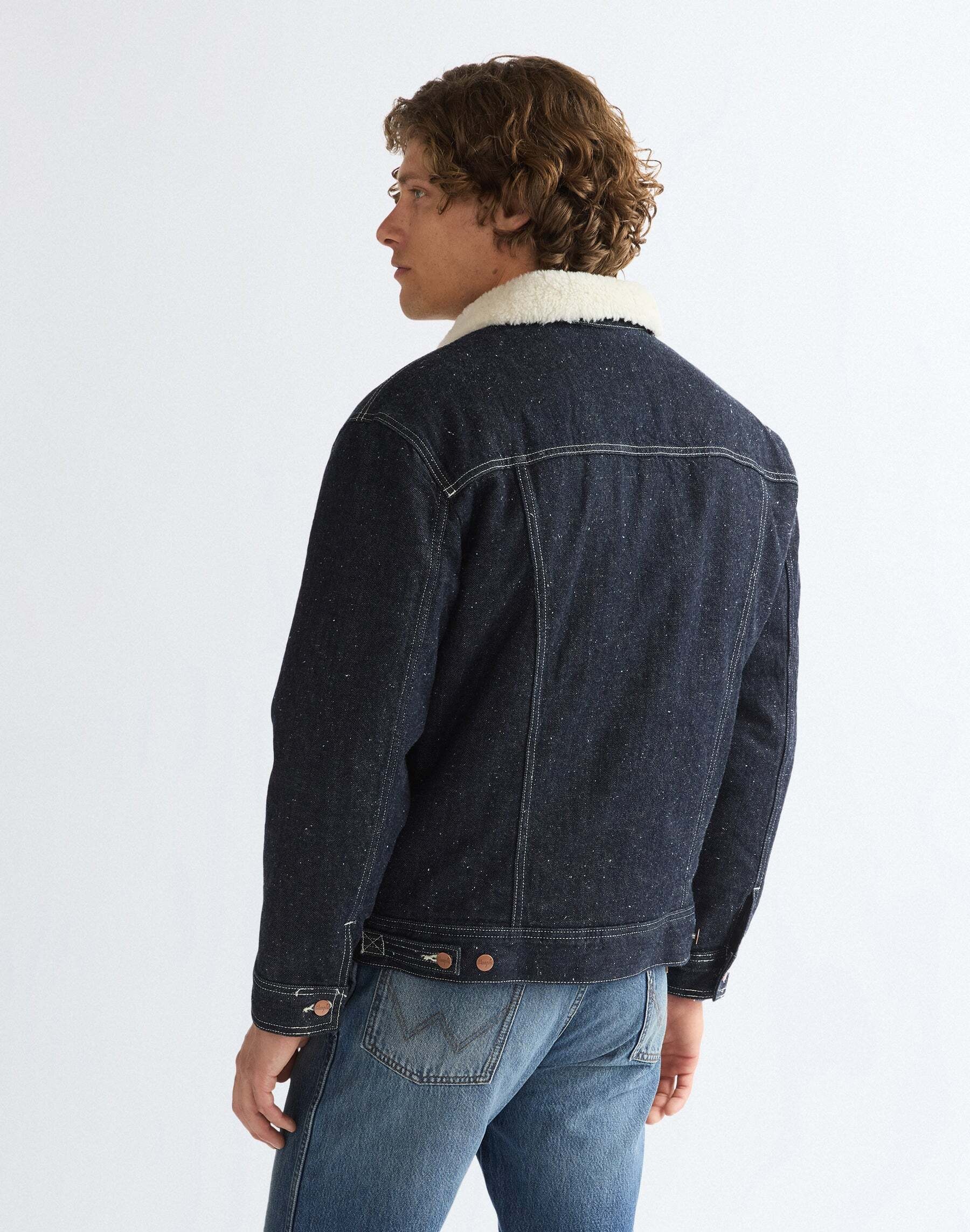 Wrangler Jeansjacke »WRANGLER Jeansjacke Sherpa Anti Fit«