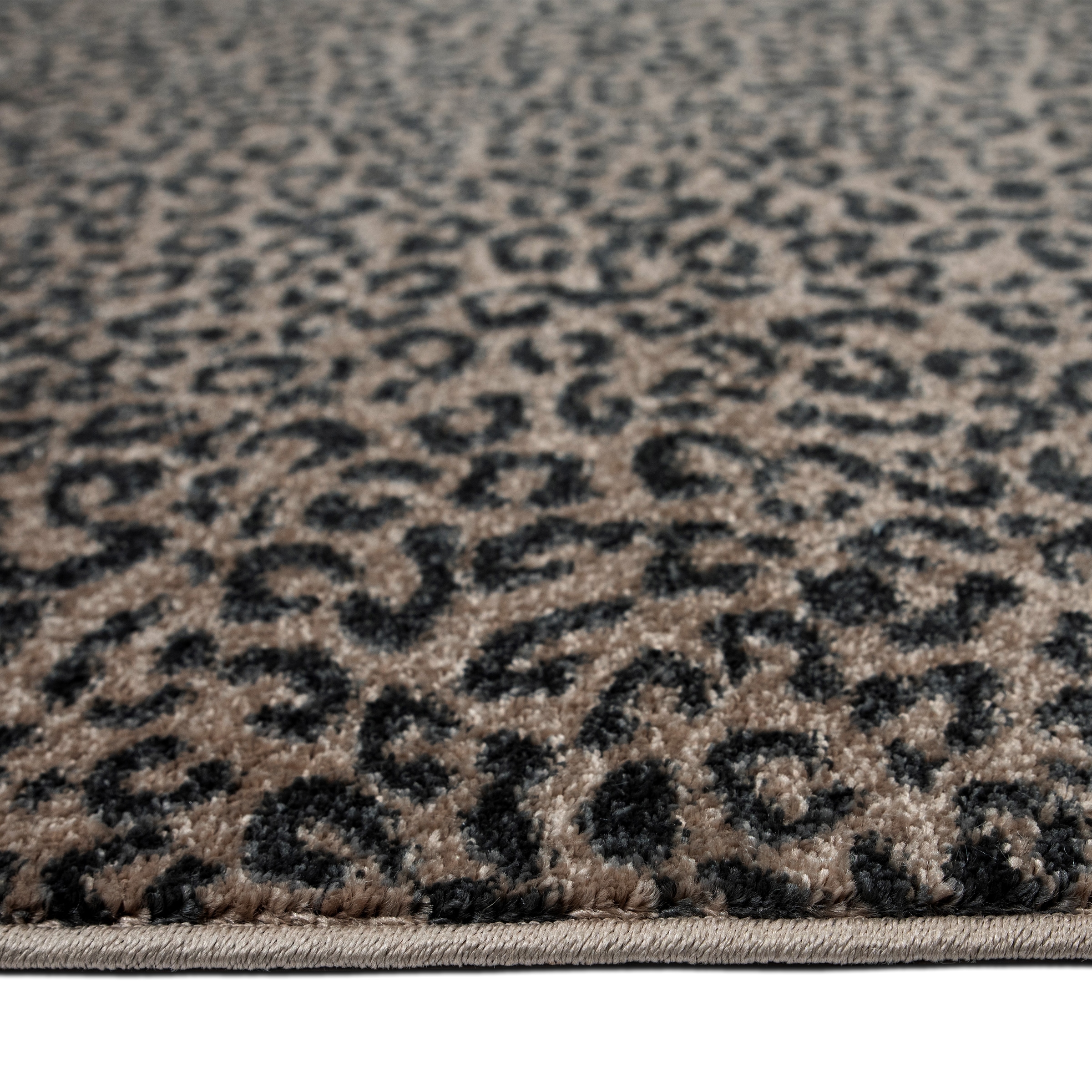 GOODproduct Tapis »Fynna, Leoparden-Muster, Animalprint« Rectangulaire 9 mm Höhe besonders weicher Flor, Wohnzimmer, Schlafzimmer, Esszimmer, Leo