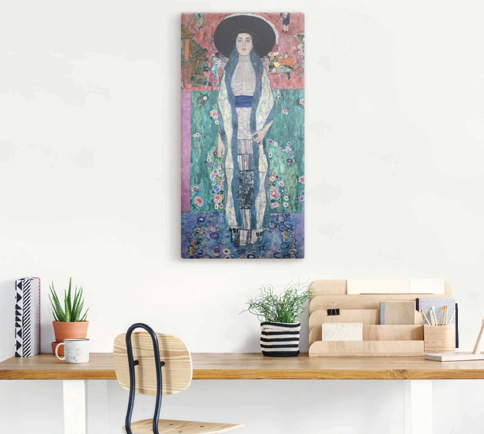 Artland Leinwandbild »Bildnis Adele Bloch-Bauer II. 1912« Frau 1 Stk. tlg. auf Holzrahmen gespannt