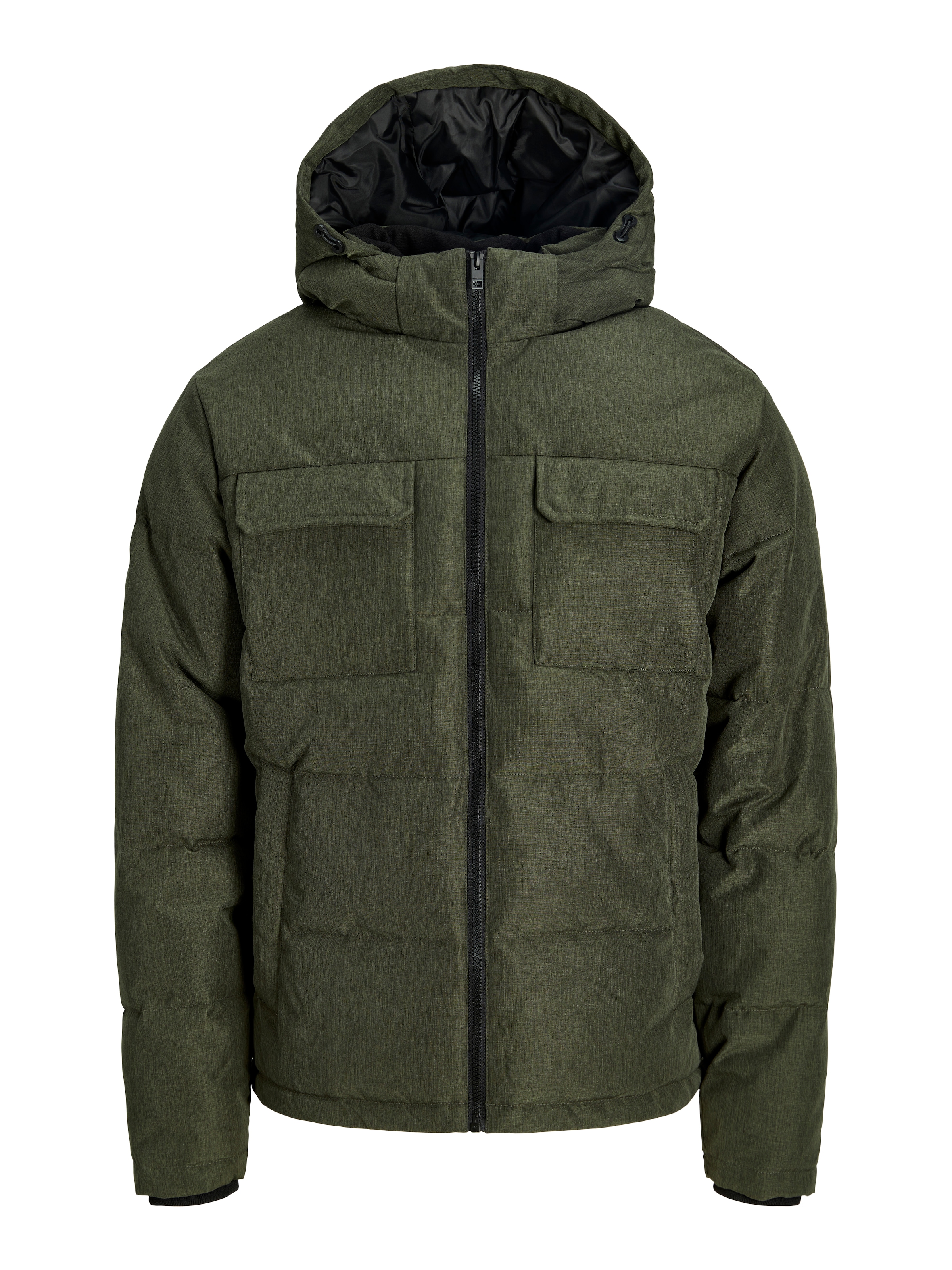 Jack & Jones Veste matelassée »JJWILLIAM PUFFER JACKET« avec capuche Kunstfaser, regular fit