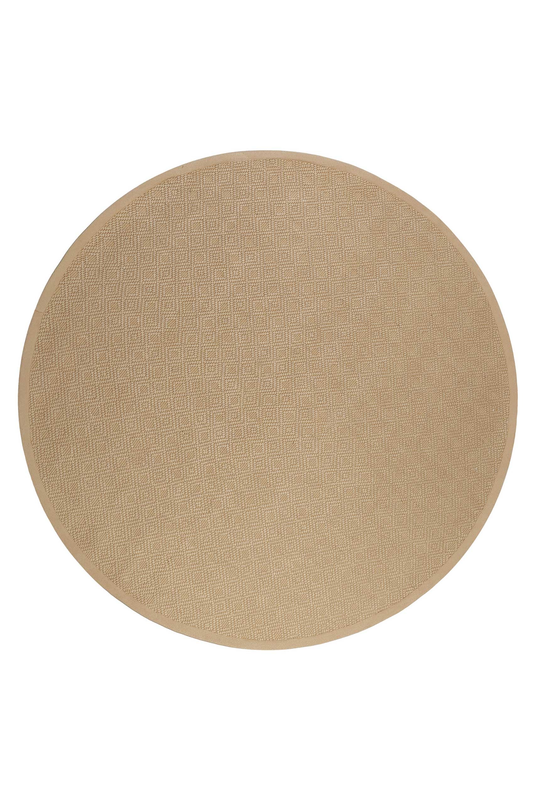 Wecon home Teppich »Hugo two« rund 8 mm Höhe Naturfaser, Jute, Sisal-Optik, modern, pflegeleicht, Wohnzimmer, Raute