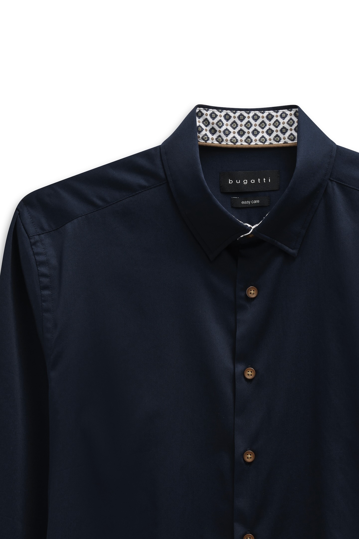 bugatti Chemise à manches longues »Modern Fit« mit Under Button-Down & Easy-Care