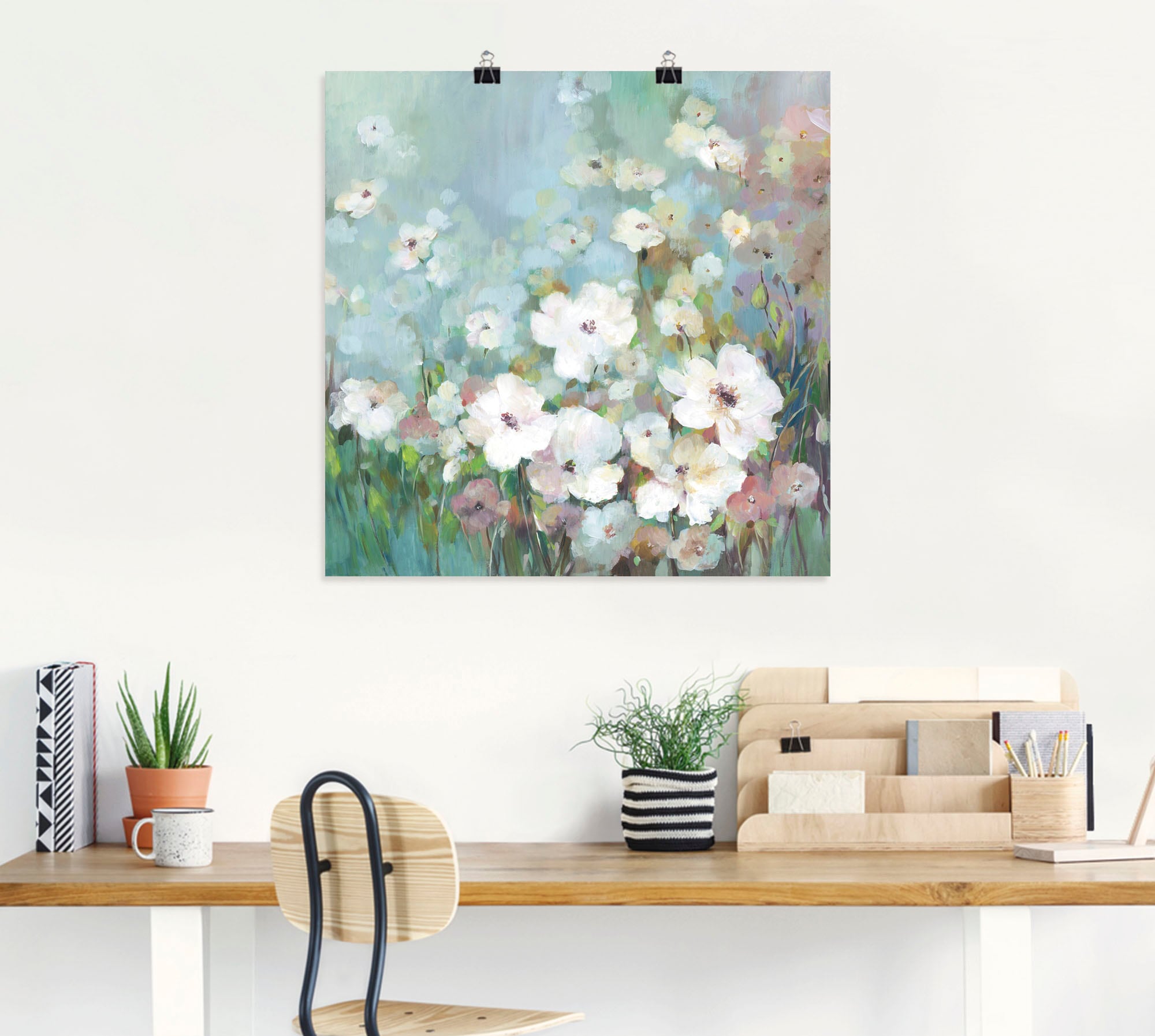 Artland Wandbild »Feldblumengarten« Blumenwiese 1 Stk. tlg. als Leinwandbild, Poster in verschied. Grössen