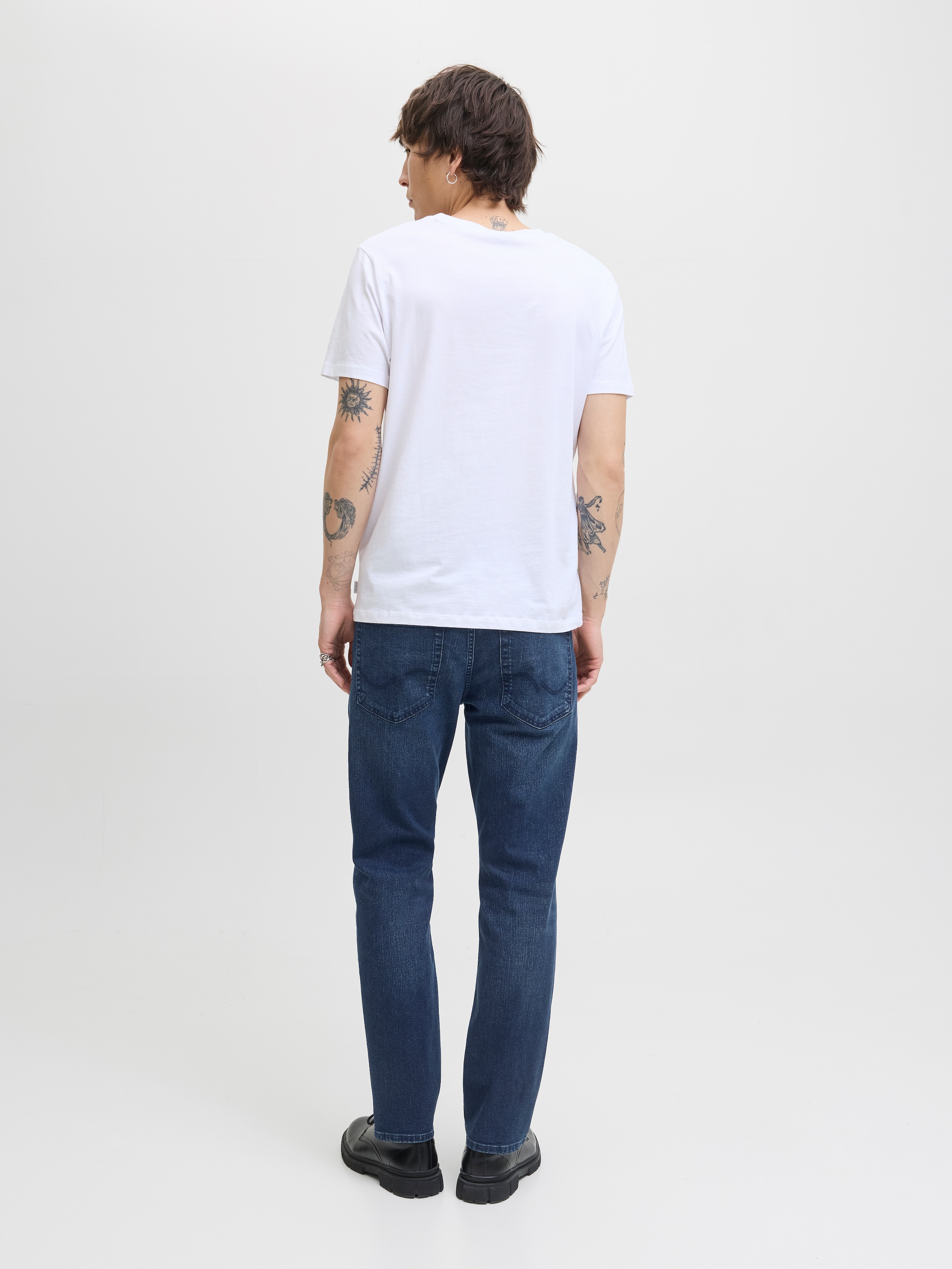 Jack & Jones Jeans droit »JJICLARK JJORIGINAL SQ 2« Baumwollmischung, straight fit