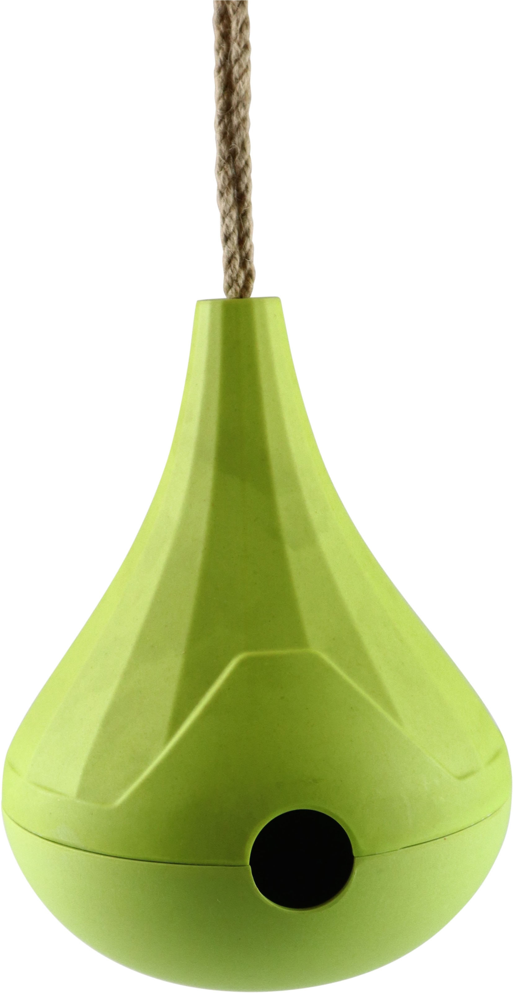 AM Design Figurine de décoration »Vogelhaus aus Bambus« en jaune, vert ou bleu