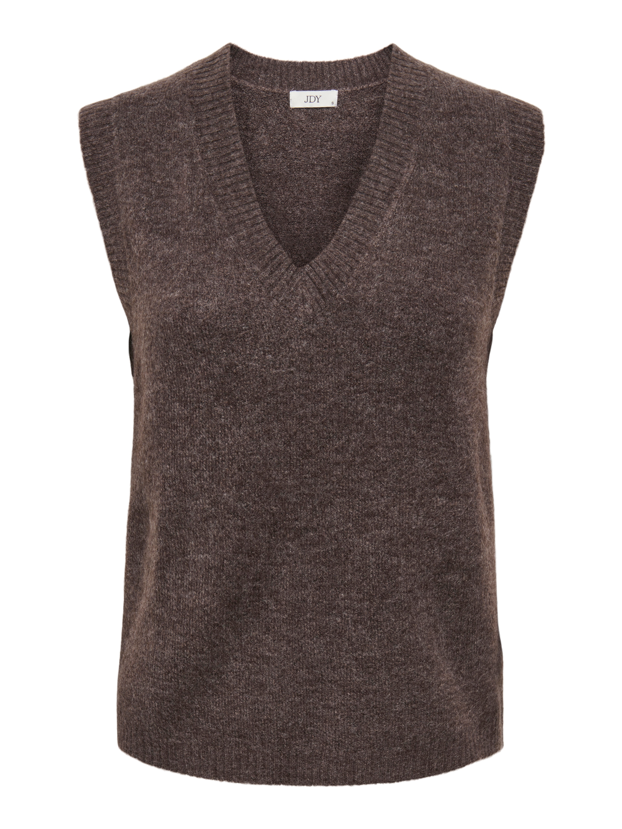JDY Pull-over »JDYELANORA S/L VN VEST KNT NOOS« mélange de matières avec stretch