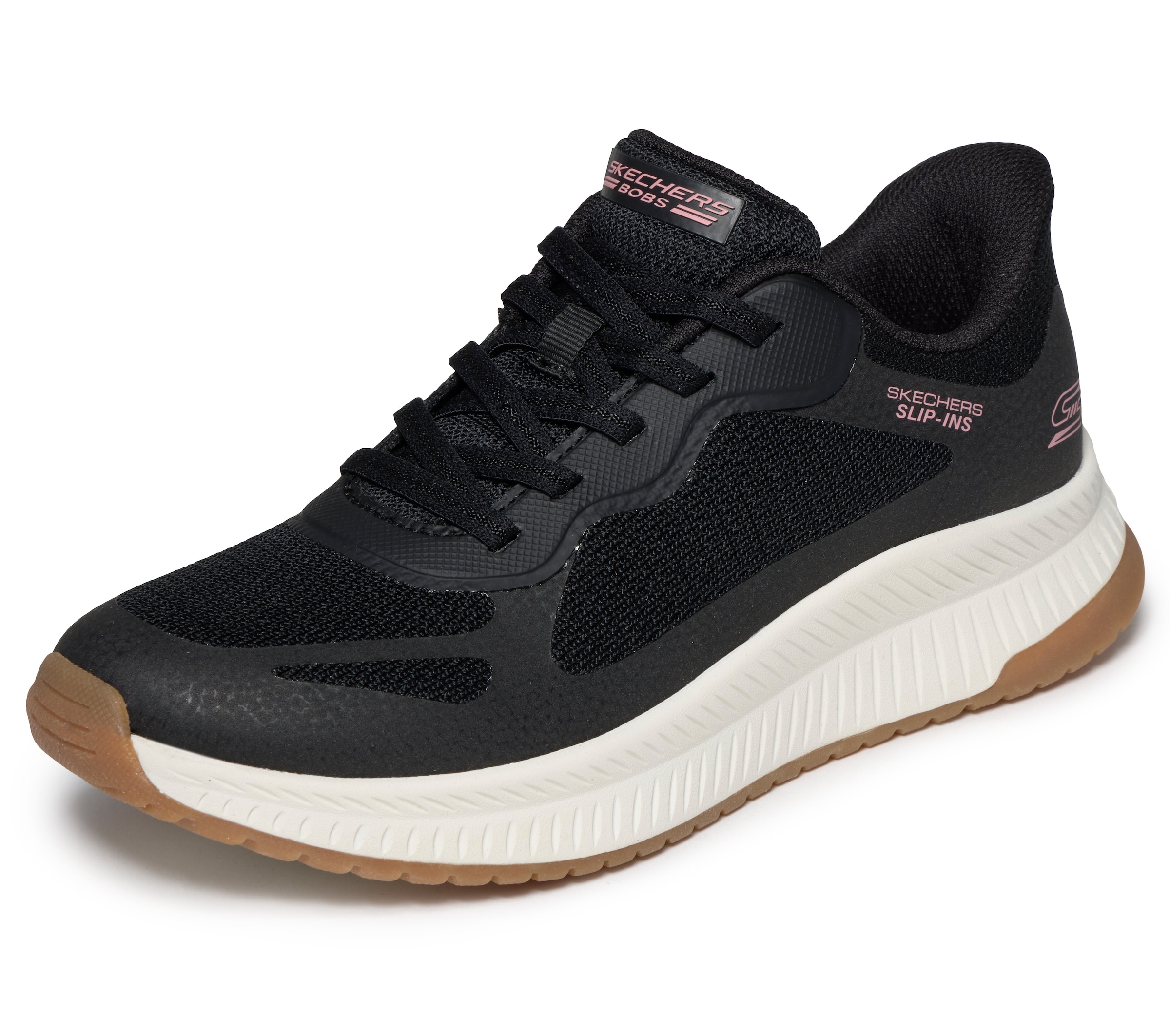 Skechers Baskets slip-on »BOBS SQUAD 4«  mocassin, chaussure de loisirs, chaussure basse avec mousse à mémoire de forme