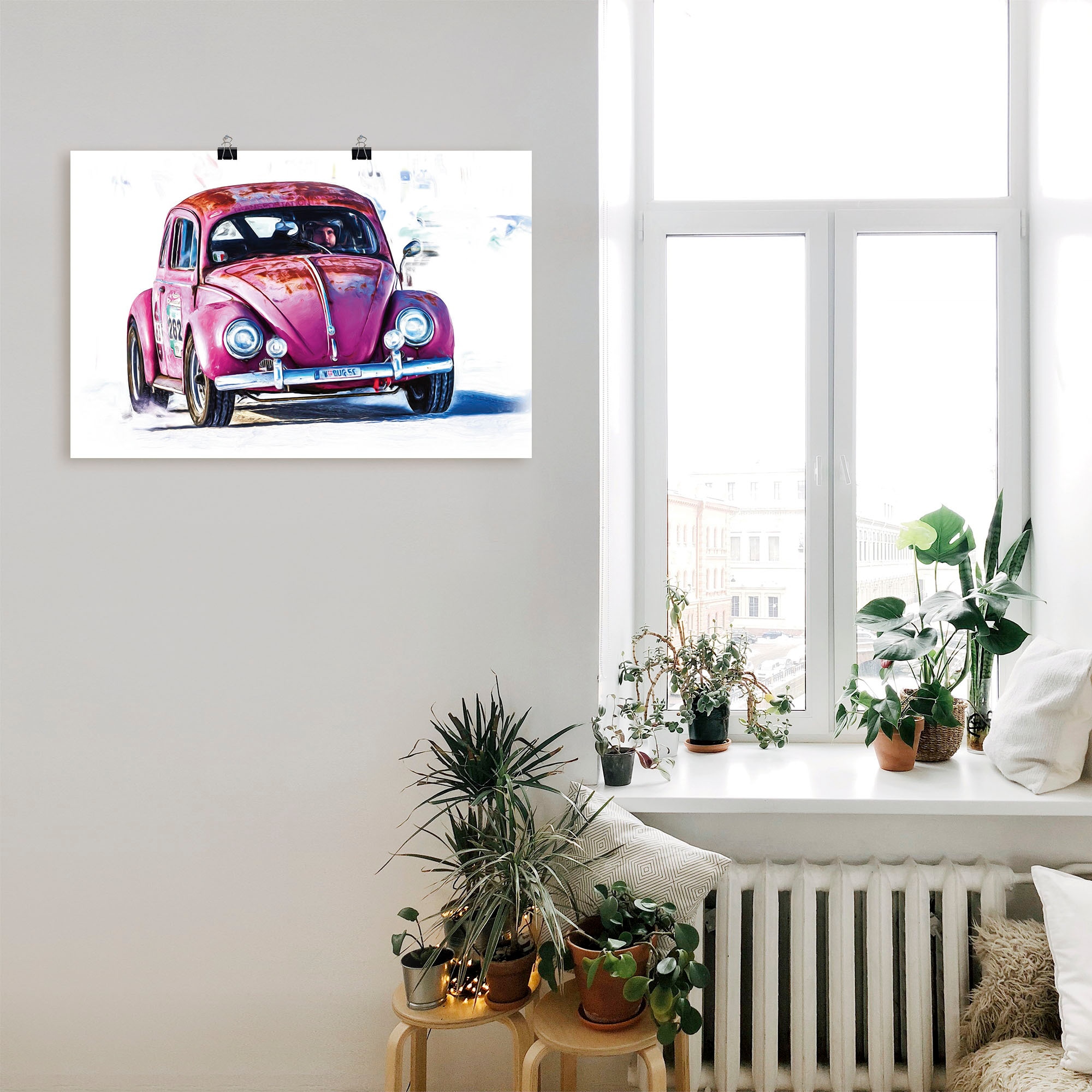 Artland Poster »Kleiner Flitzer« Auto 1 Stk. tlg. ohne Rahmen