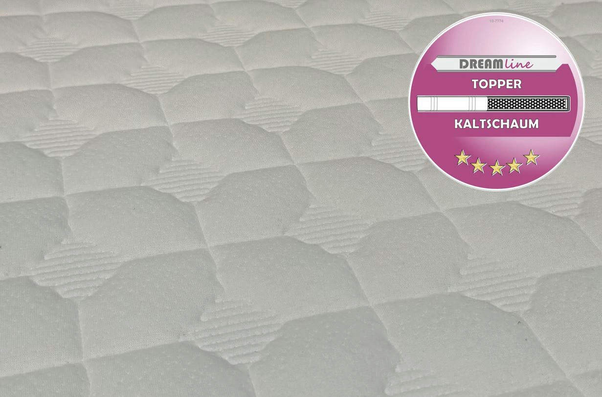 Jockenhöfer Gruppe Lit boxspring »Paloma, Kopf- und Fussteil elektromotorisch verstellbar« KS-Topper, incl. matelas TTFK 7 zones H4