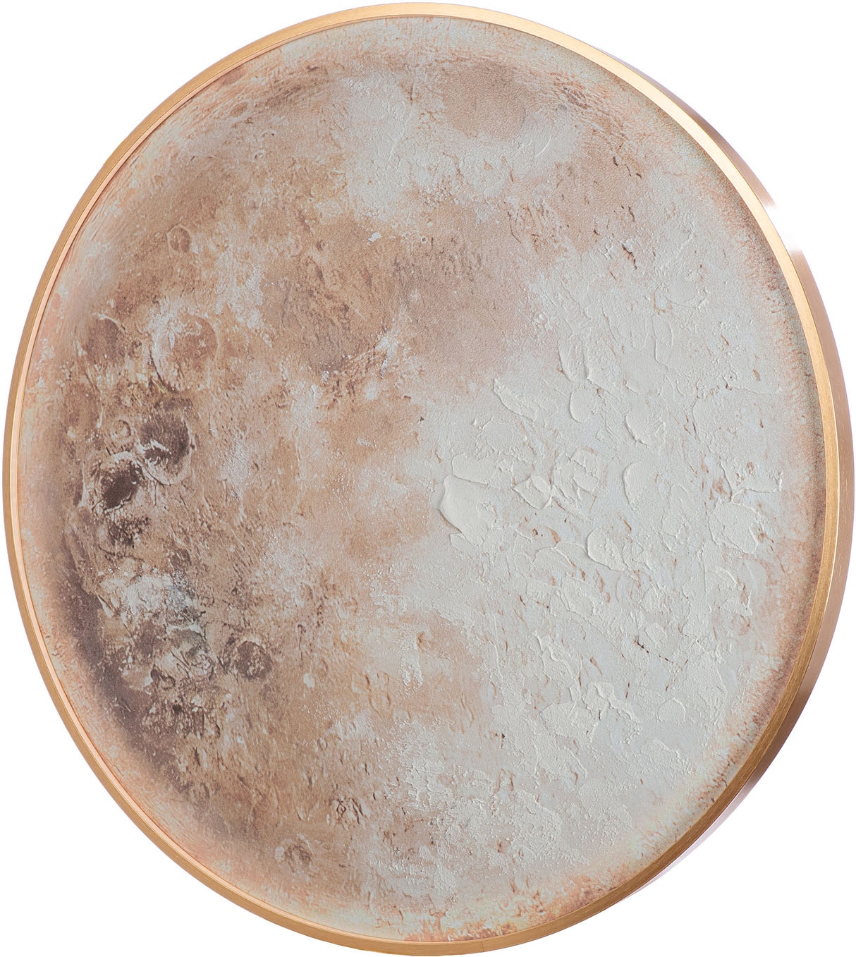 GILDE Tableau métallique »Bild rund Moon« Espace 1 cuis tlg.