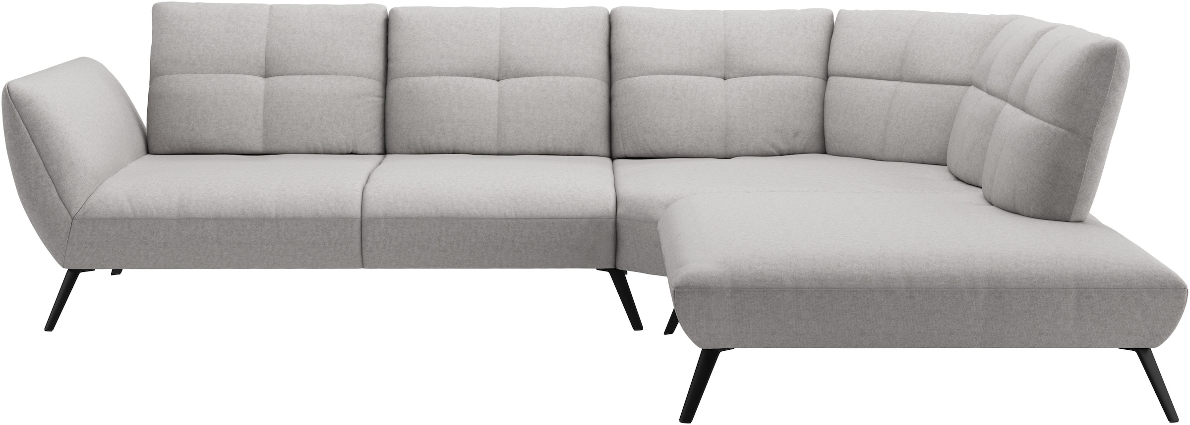 PLACES OF STYLE Ecksofa »Mikado L-Form« inkl. Sitztiefenverstellung und Armteilverstellung