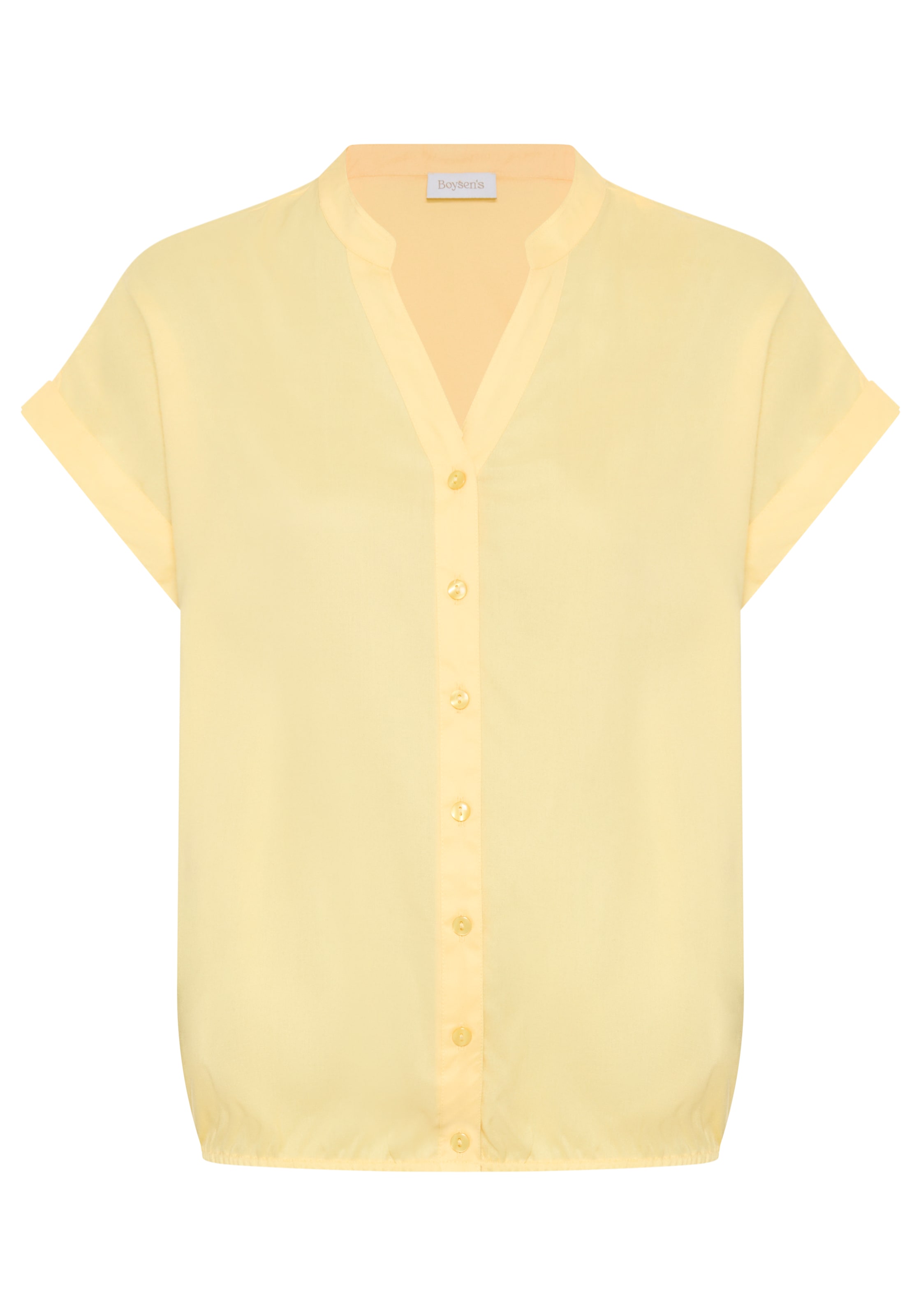 Boysen's Hemdbluse im Oversized-Style mit Ballonsaum