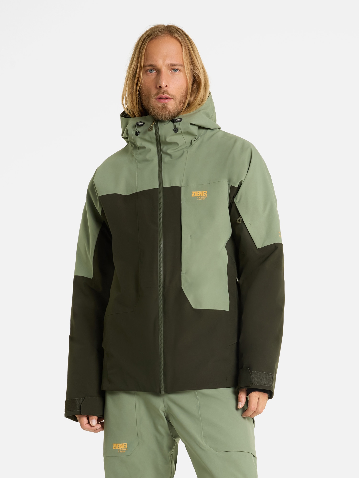 Ziener Veste de ski »RAYKO-Z AQUASHIELD® HERREN« wasserdicht winddicht, atmungsaktiv, Wollwattierung